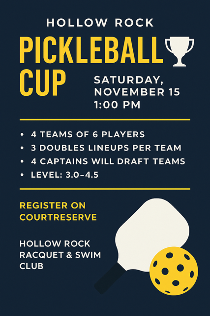 Hollow Rock Cup-Pickleball