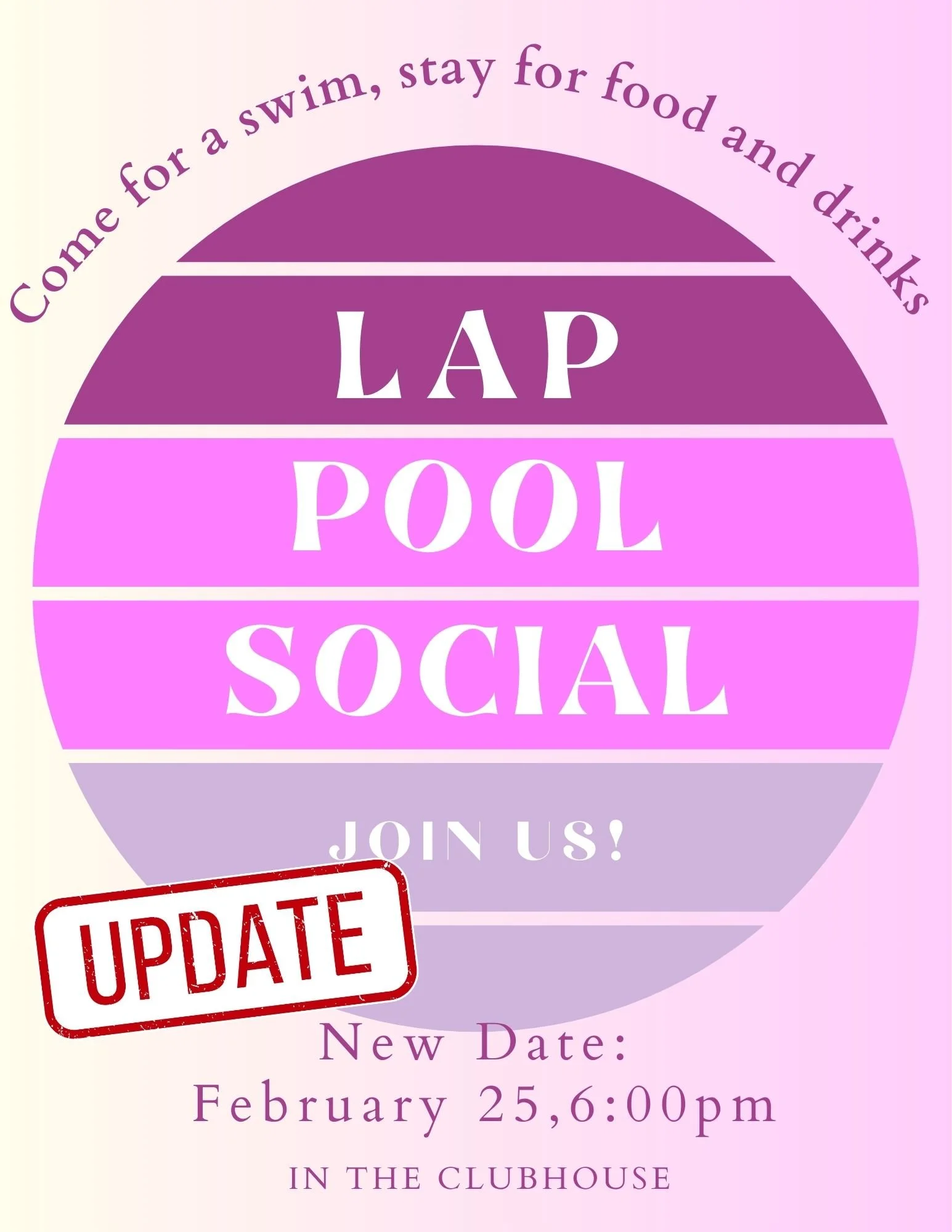 Lap Pool Social 