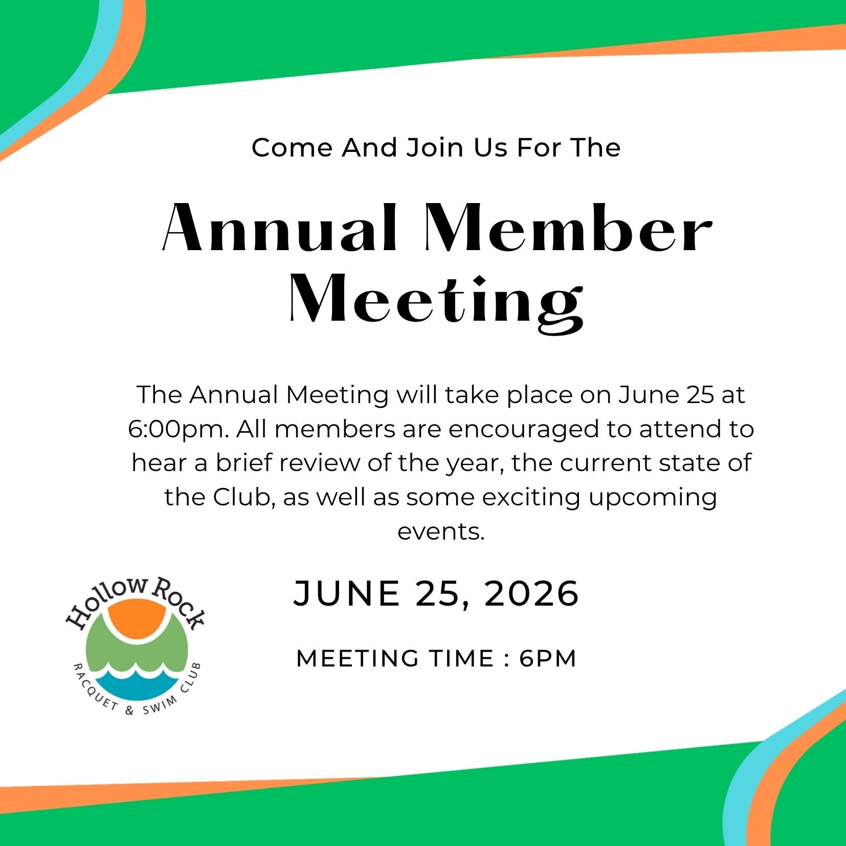 Annual Member Meeting