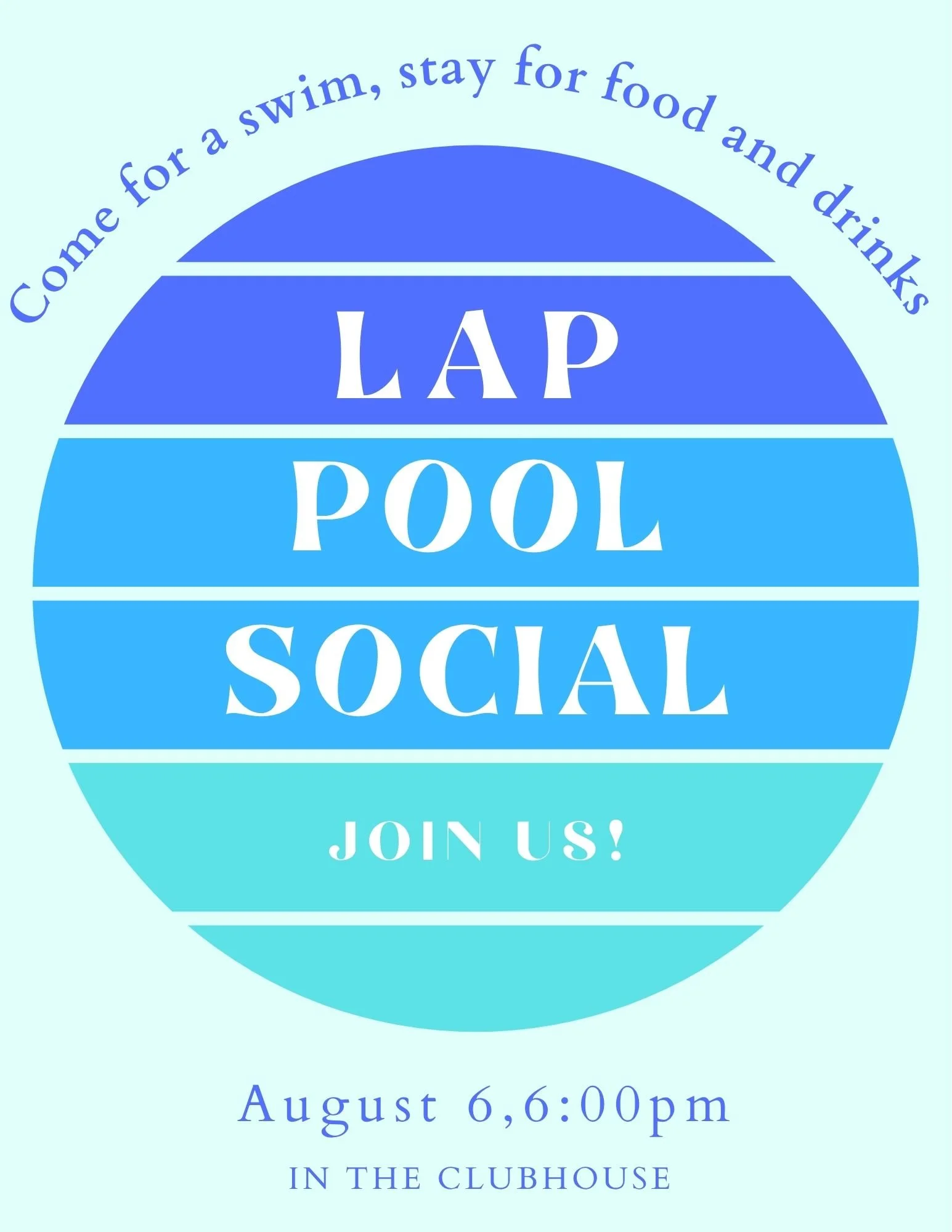 Lap Pool Social 