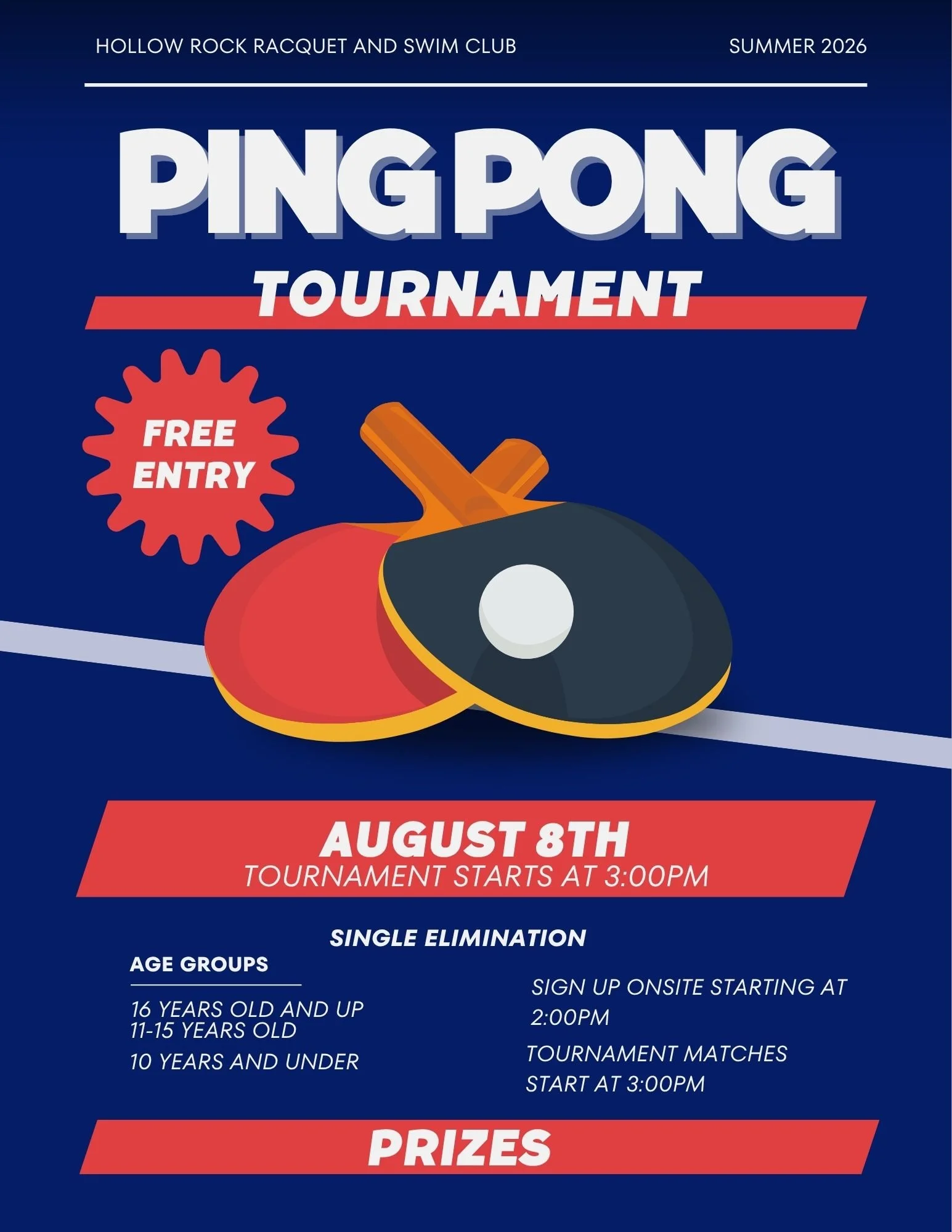 Ping Pong Tournament
