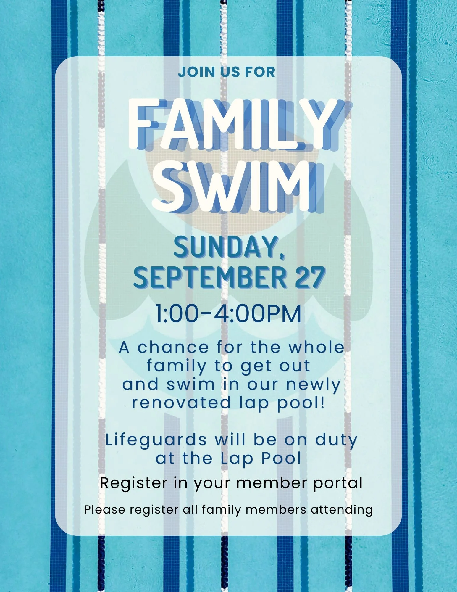 Fall Family Swim 