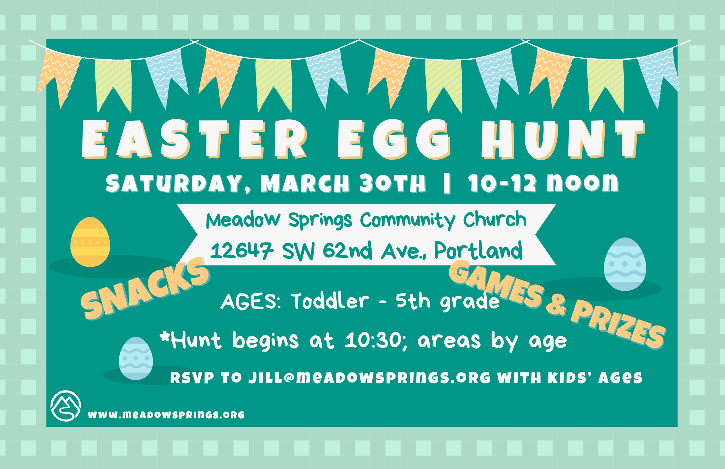 Community Easter Egg hunt — MEADOW SPRINGS COMMUNITY CHURCH