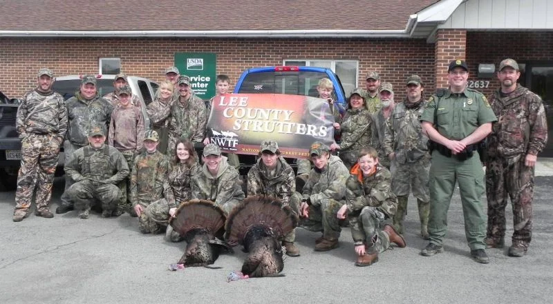Lee Co. Strutters holds Youth Hunt!