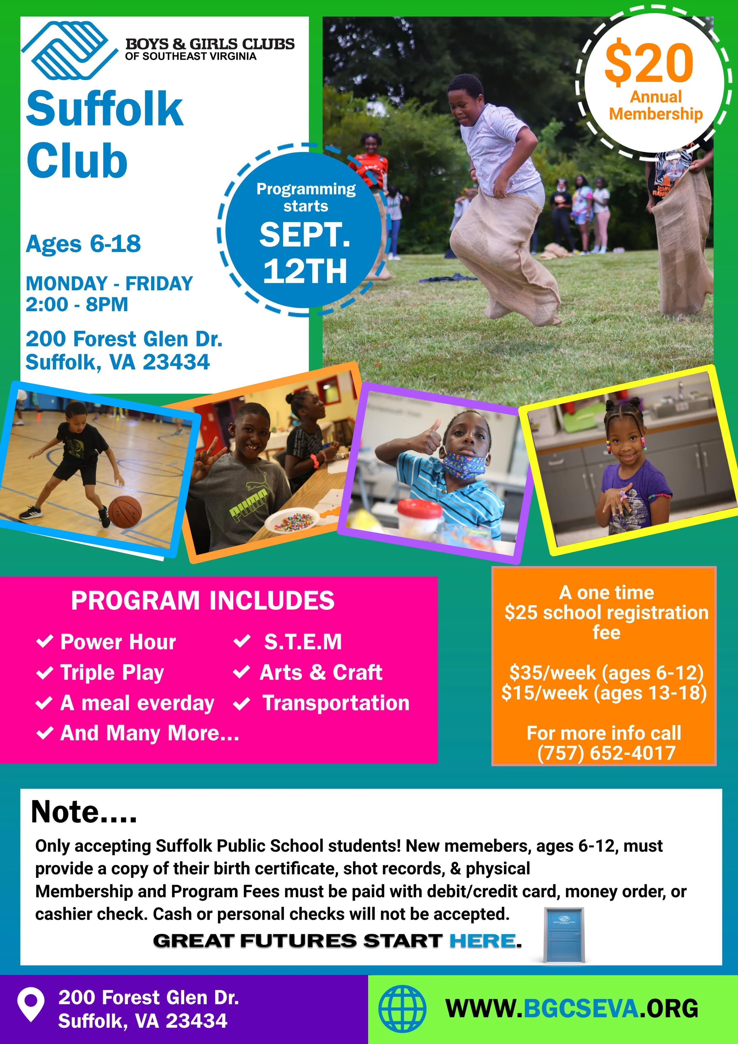 2022-2023 Afterchool Programming — Boys & Girls Clubs of Southeast Virginia