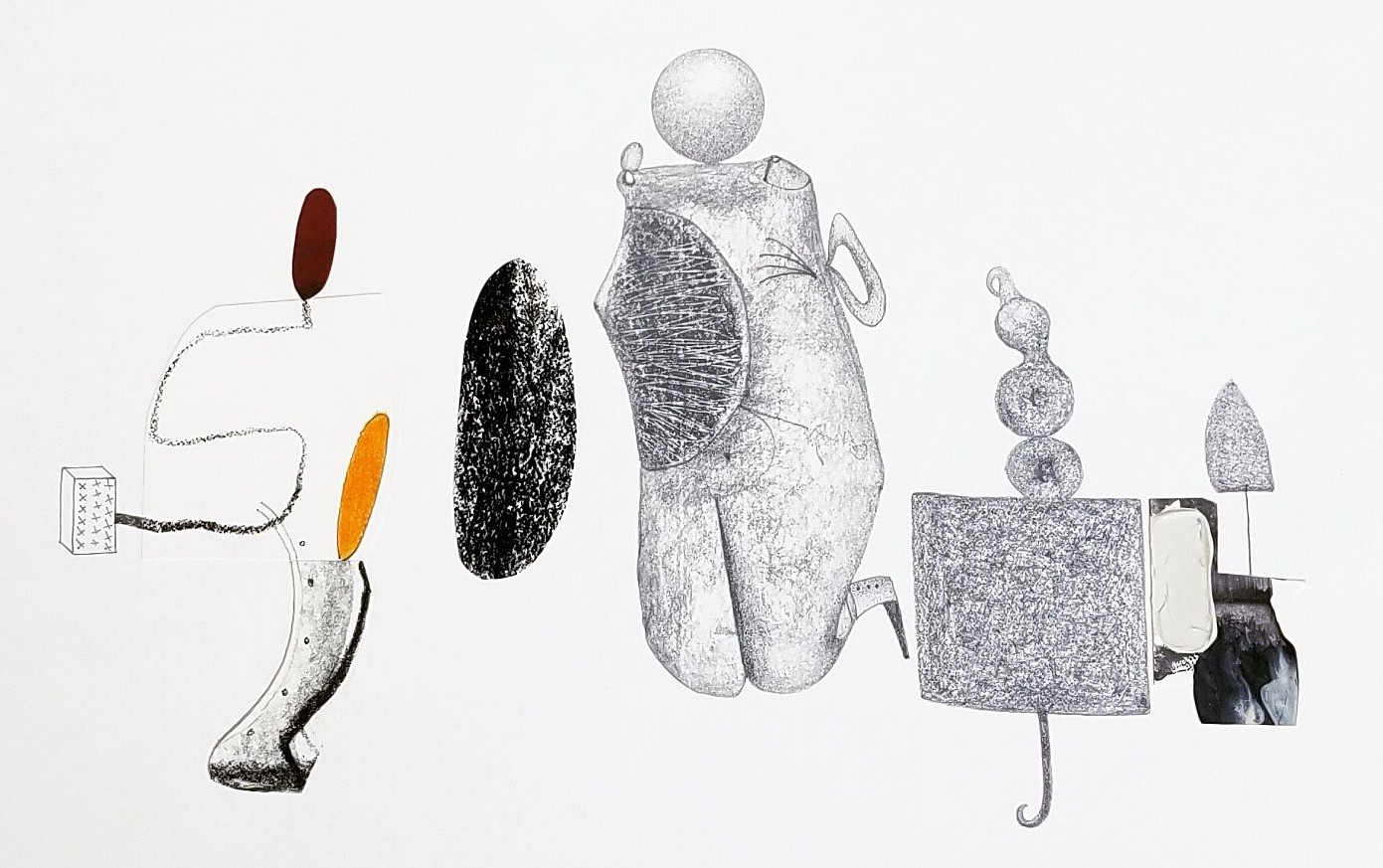 John McLaughlin’s paintings and drawings are part of his lineage of abstraction that has evolved over 25 years. His work arises from an earnest search for res- olution in a range of gestures, movements and erasures.