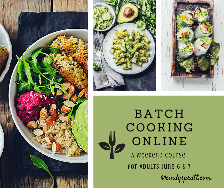 Batch Cooking - Winter Session — Cindy Spratt Nutrition