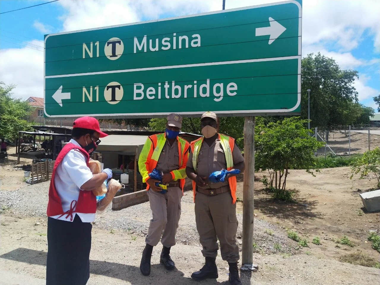 Emergency response teams in South Africa are providing support and human trafficking prevention information