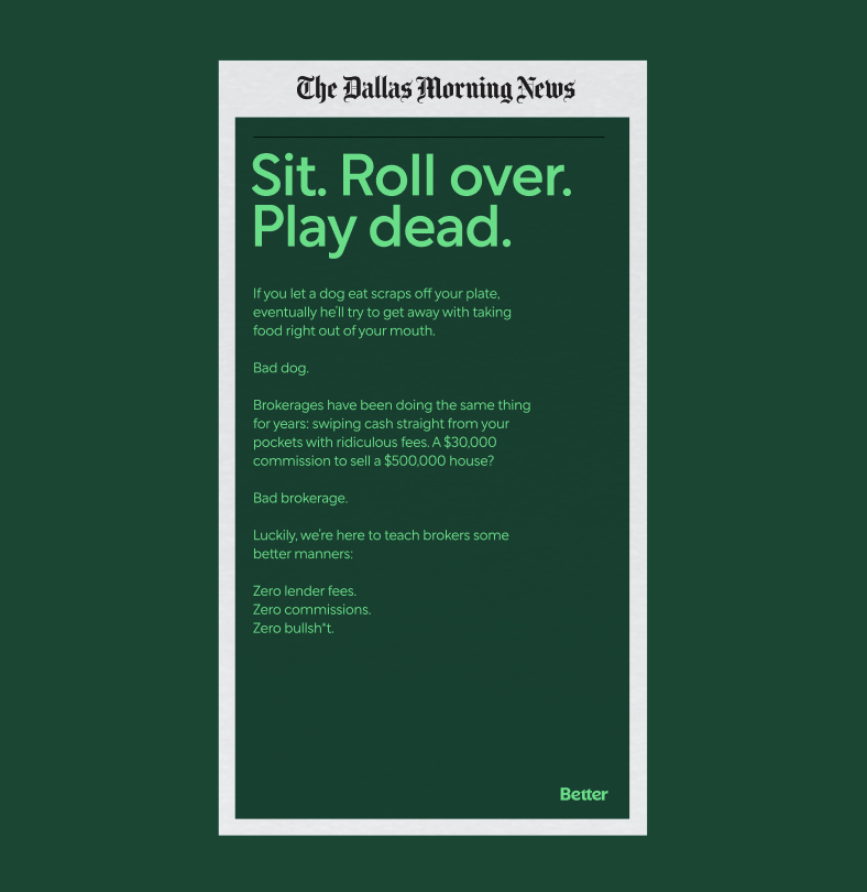 Open Letter—Bad Dog, Bad Brokerage: Brokers are like bad dogs and we’re here to put them on a shorter leash.