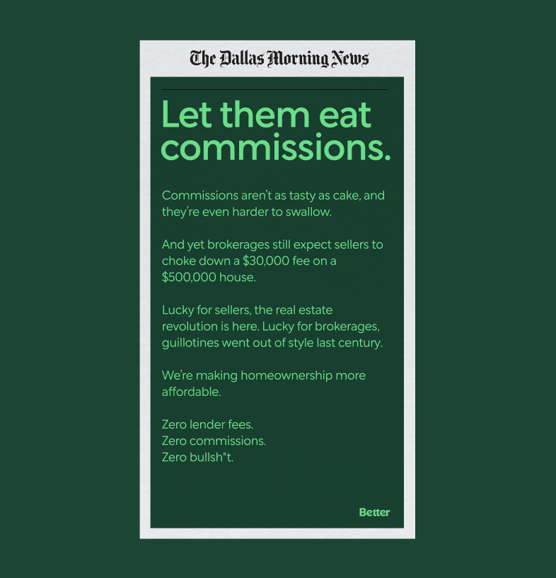 Open Letter—Let Them Eat Commissions: Brokerages are the elite. Viva la revolucion!