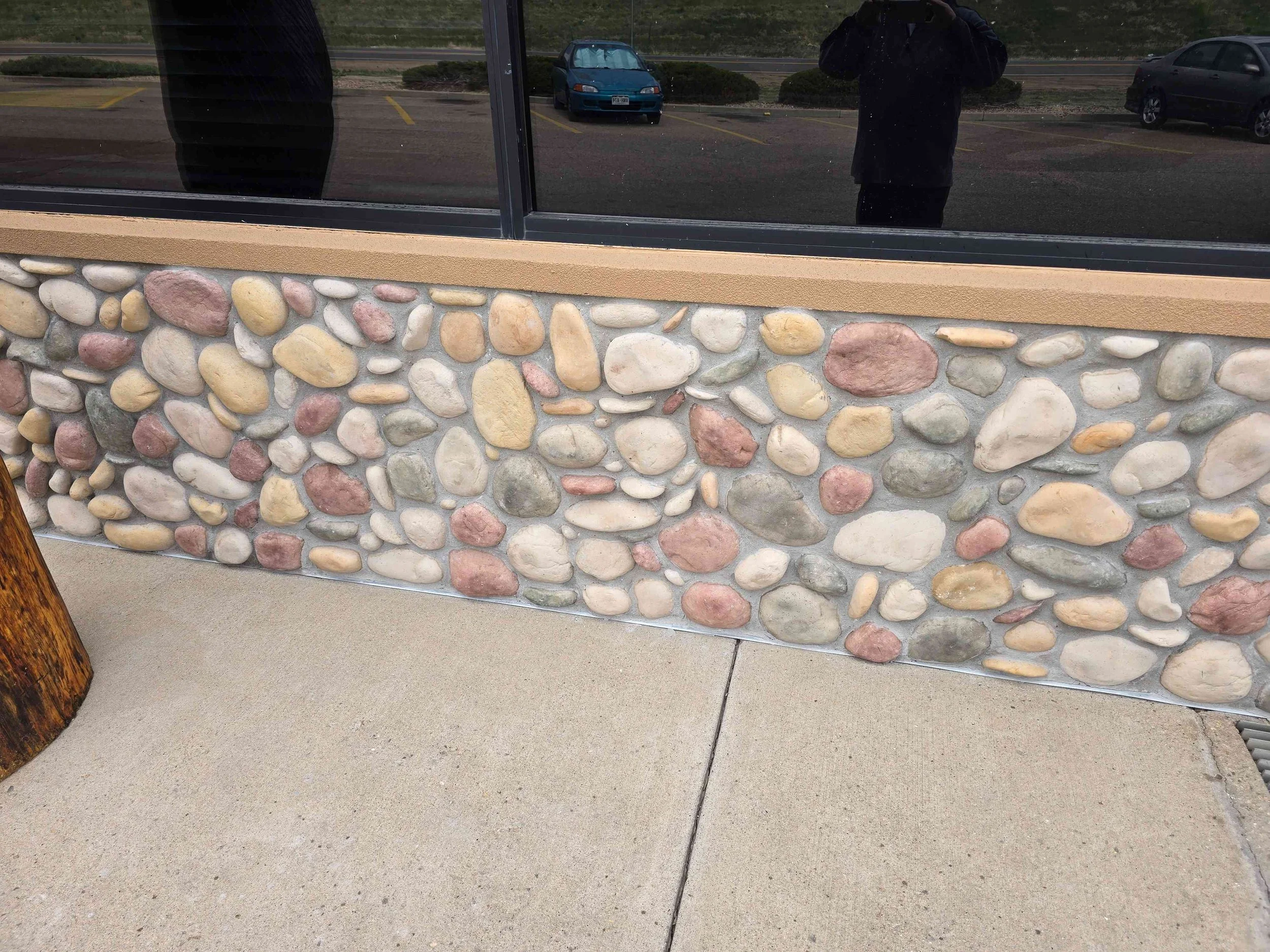 Johnstown Black bear cafe river stone