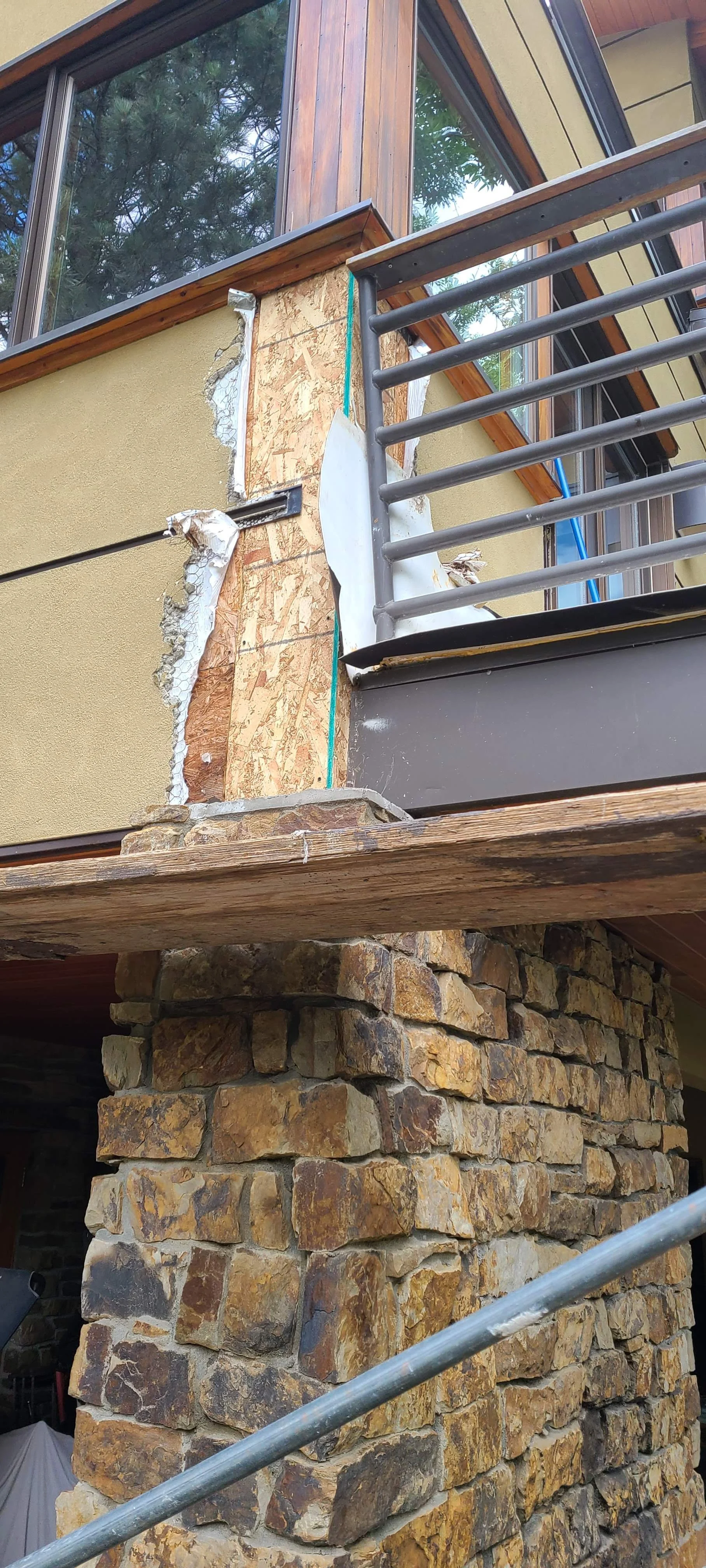 Framing install water remediation