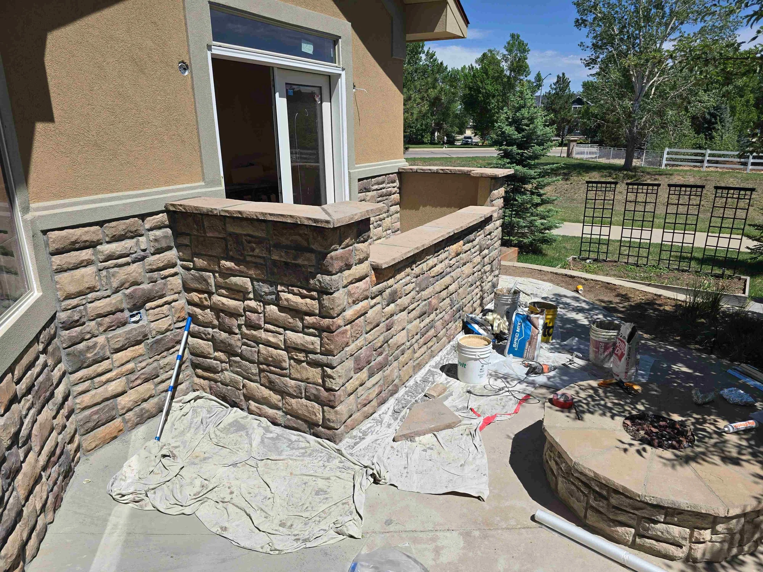 Longmont Colorado Stucco and stone Precision Plastering