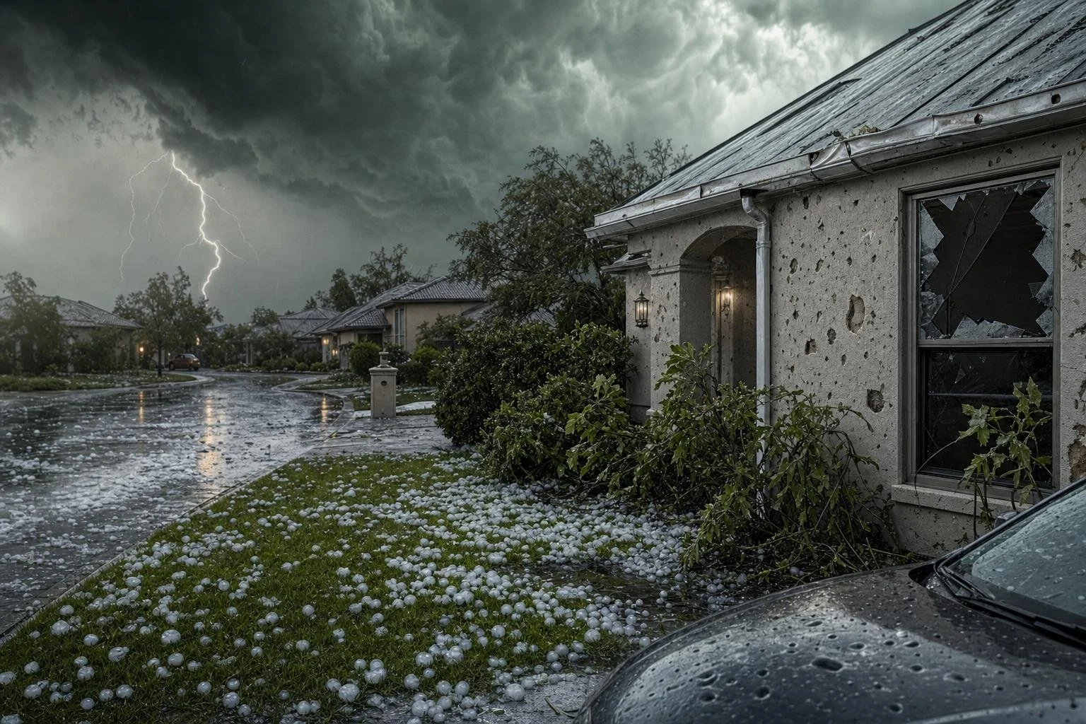Stucco and Hail Damage: Should You Call a Roofer or an EIFS Installer?