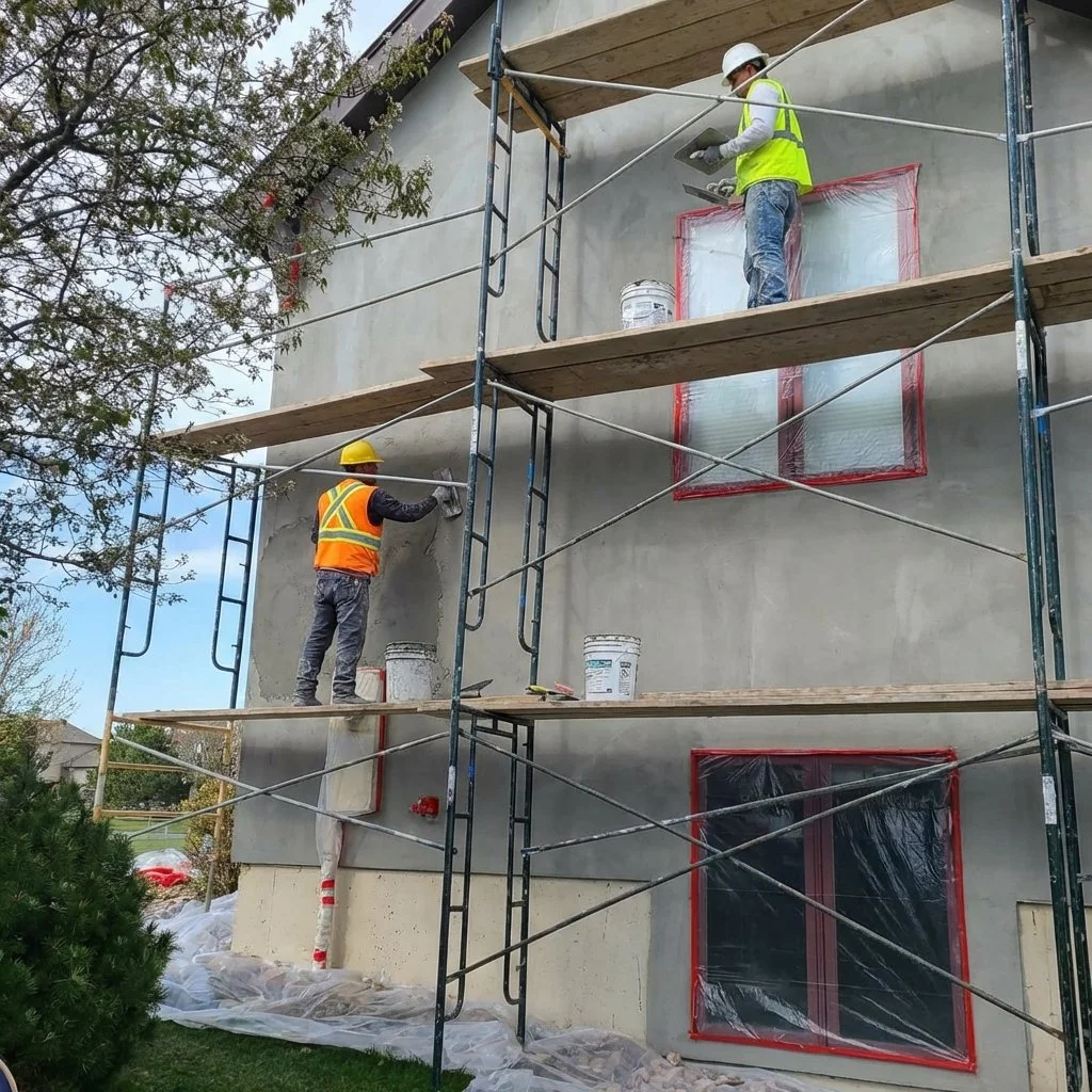 Stucco repair reinstall Ft Collins