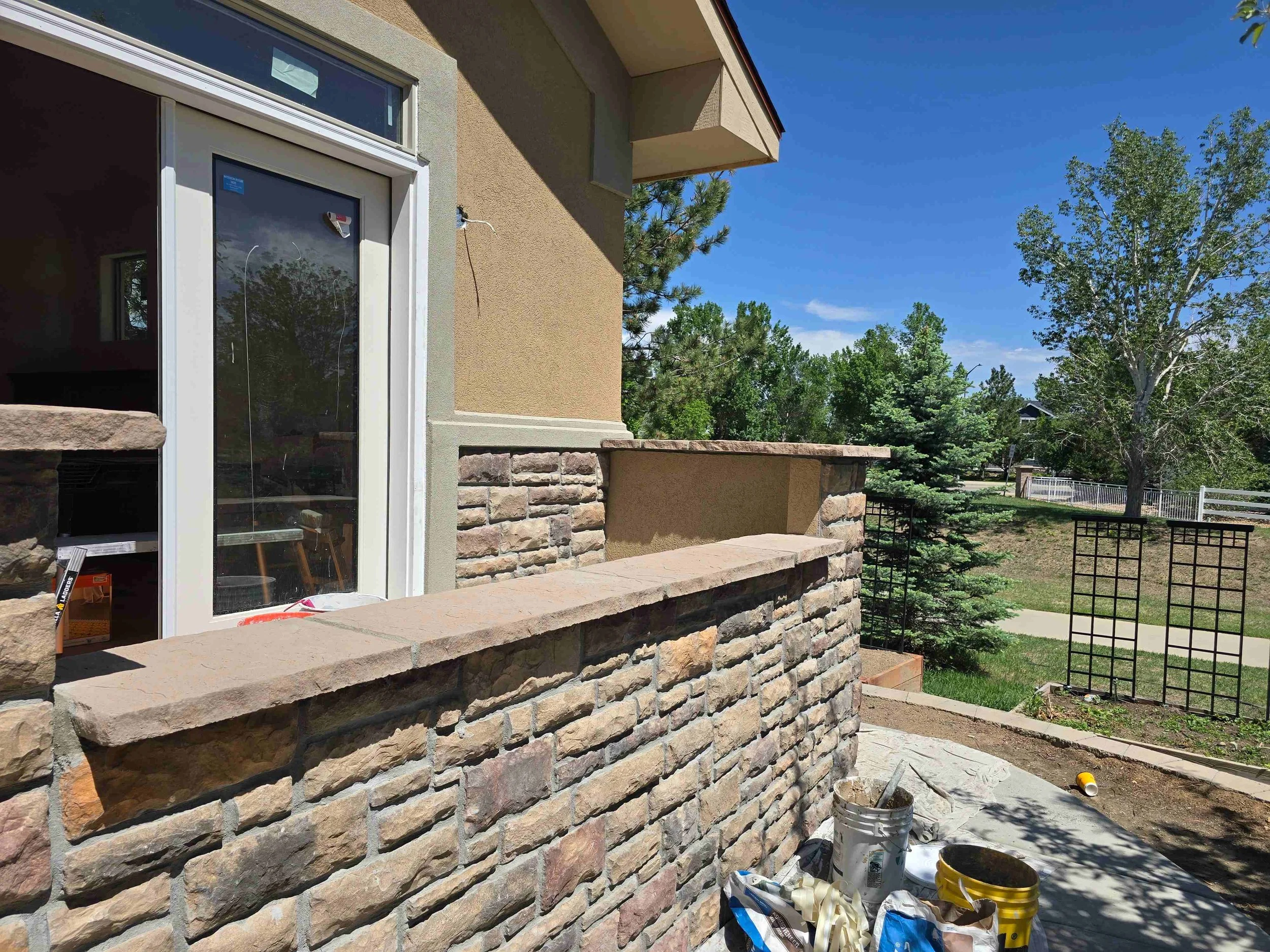 Stone and Stucco install Longmont