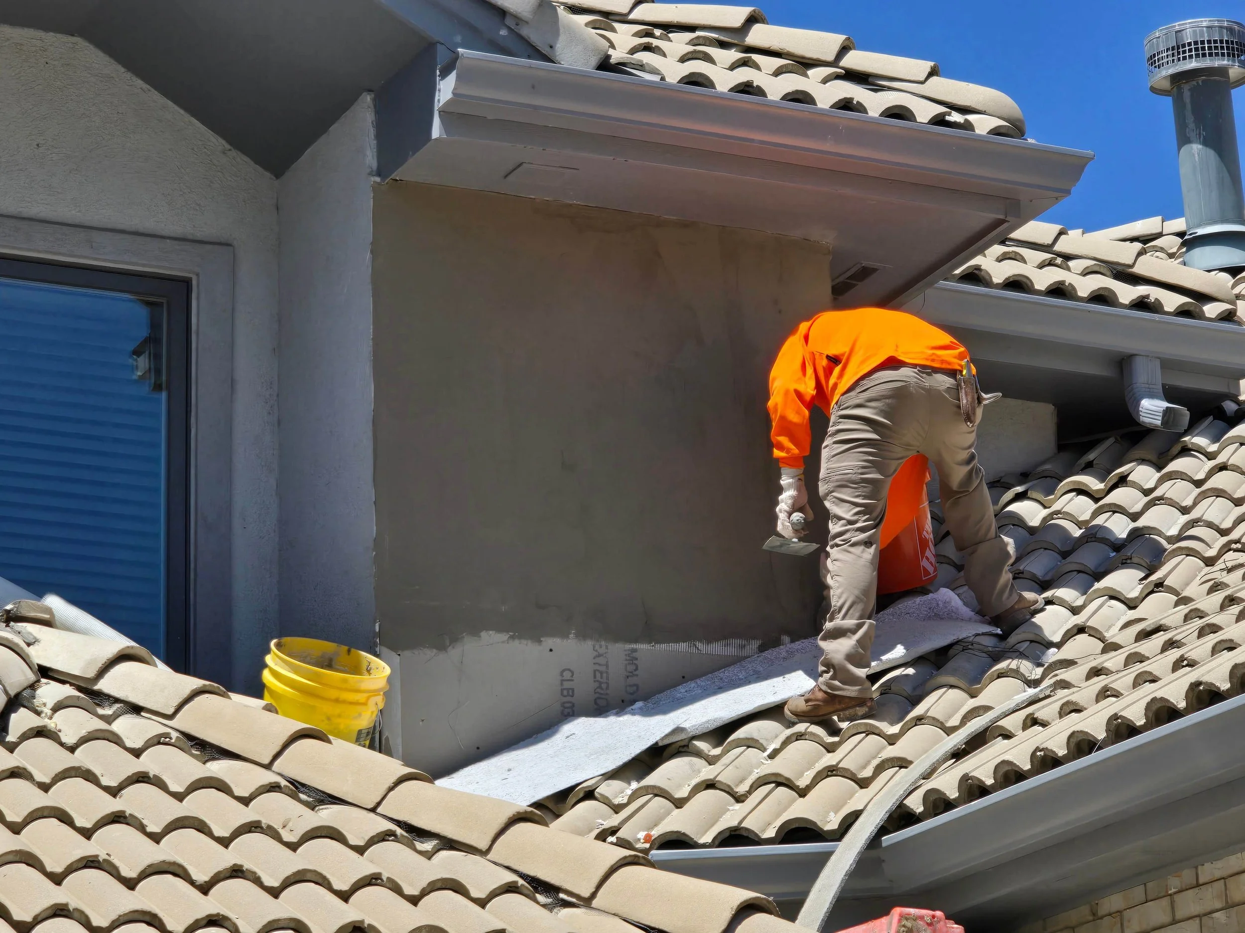 Installing Permabase for bird proof stucco