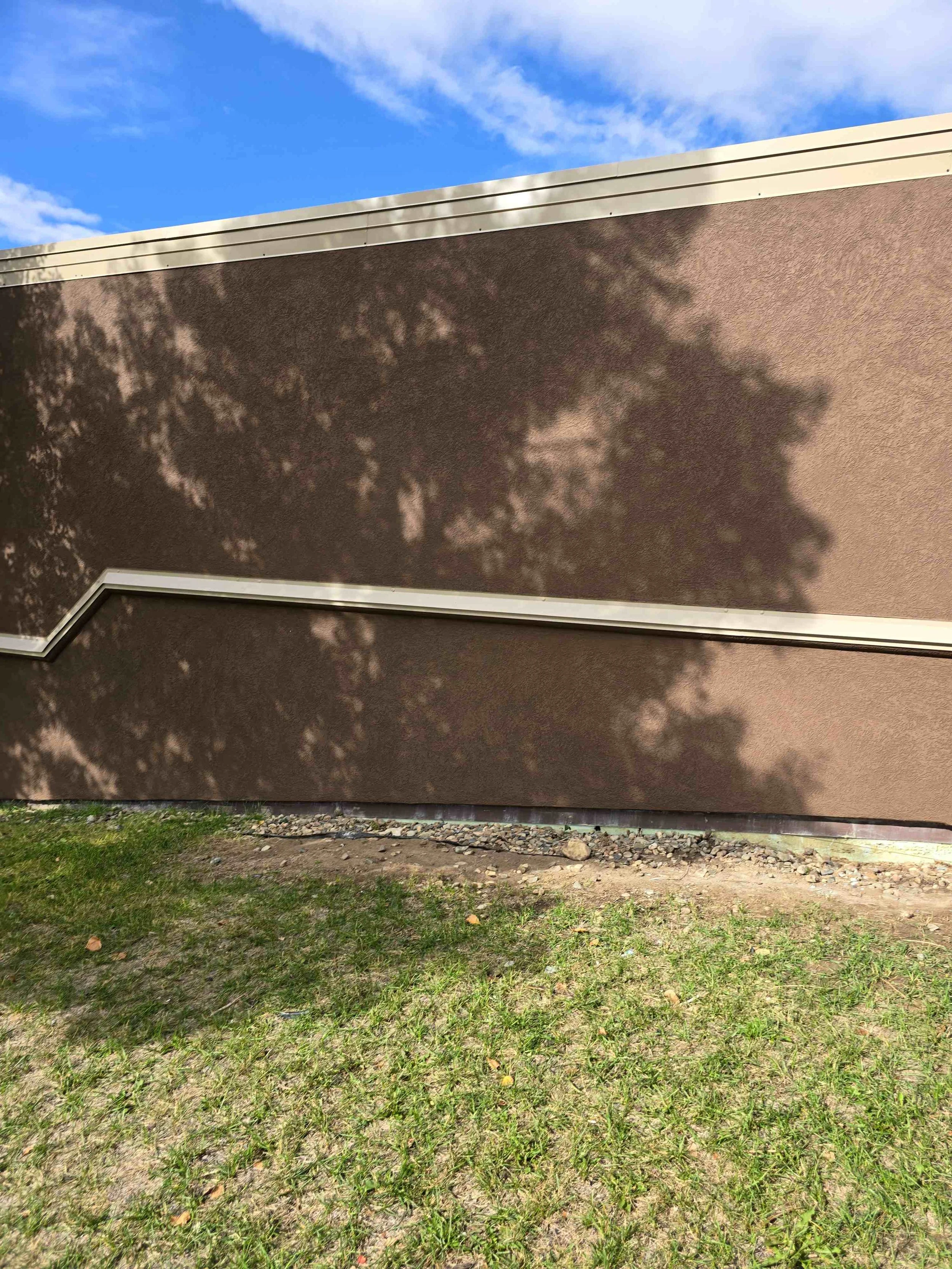 Bird proof stucco custom color Pool house walden CO