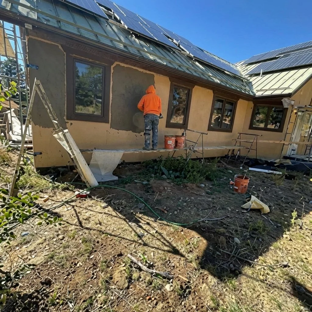 Stucco redash Hail damage Boulder