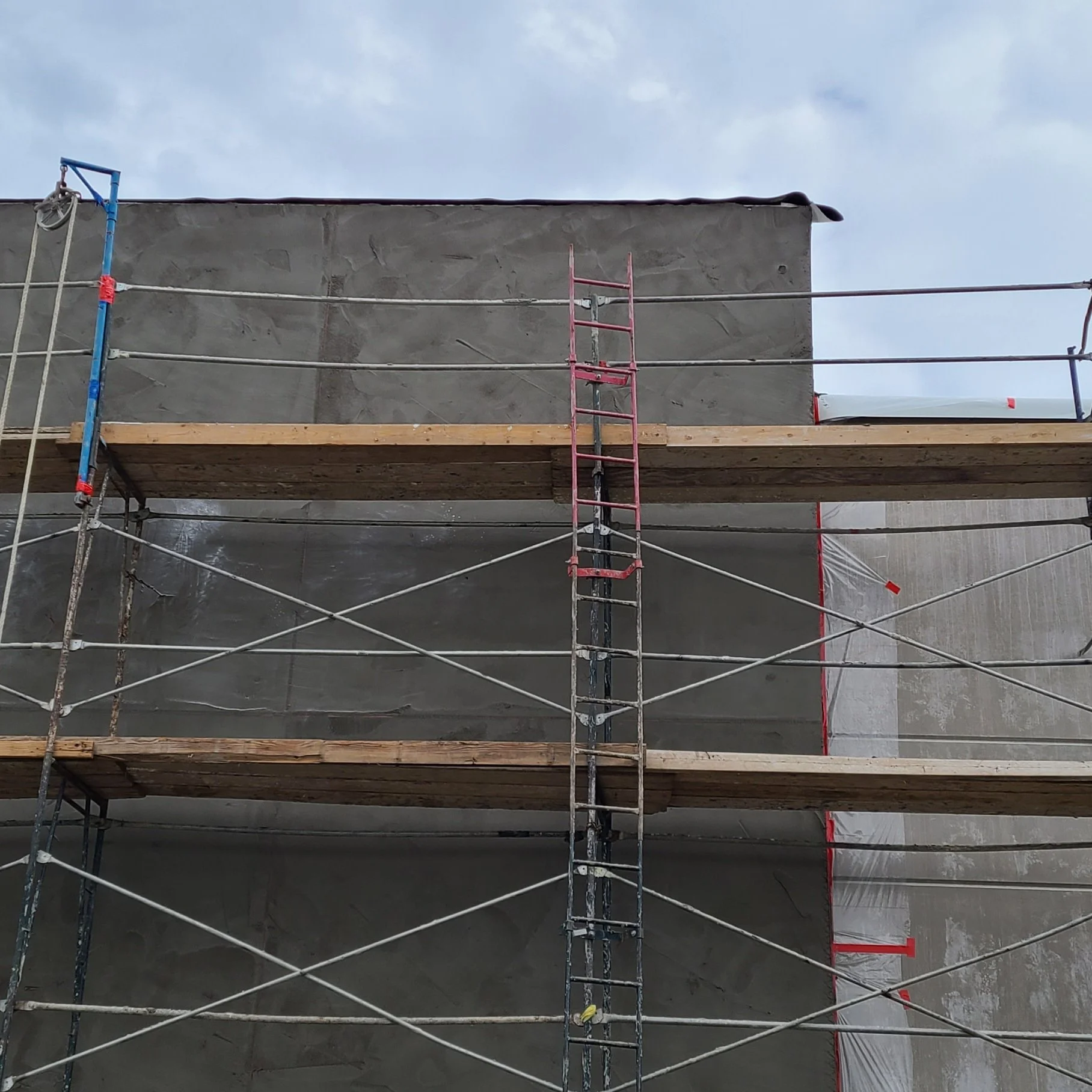 Firestone tesla stucco