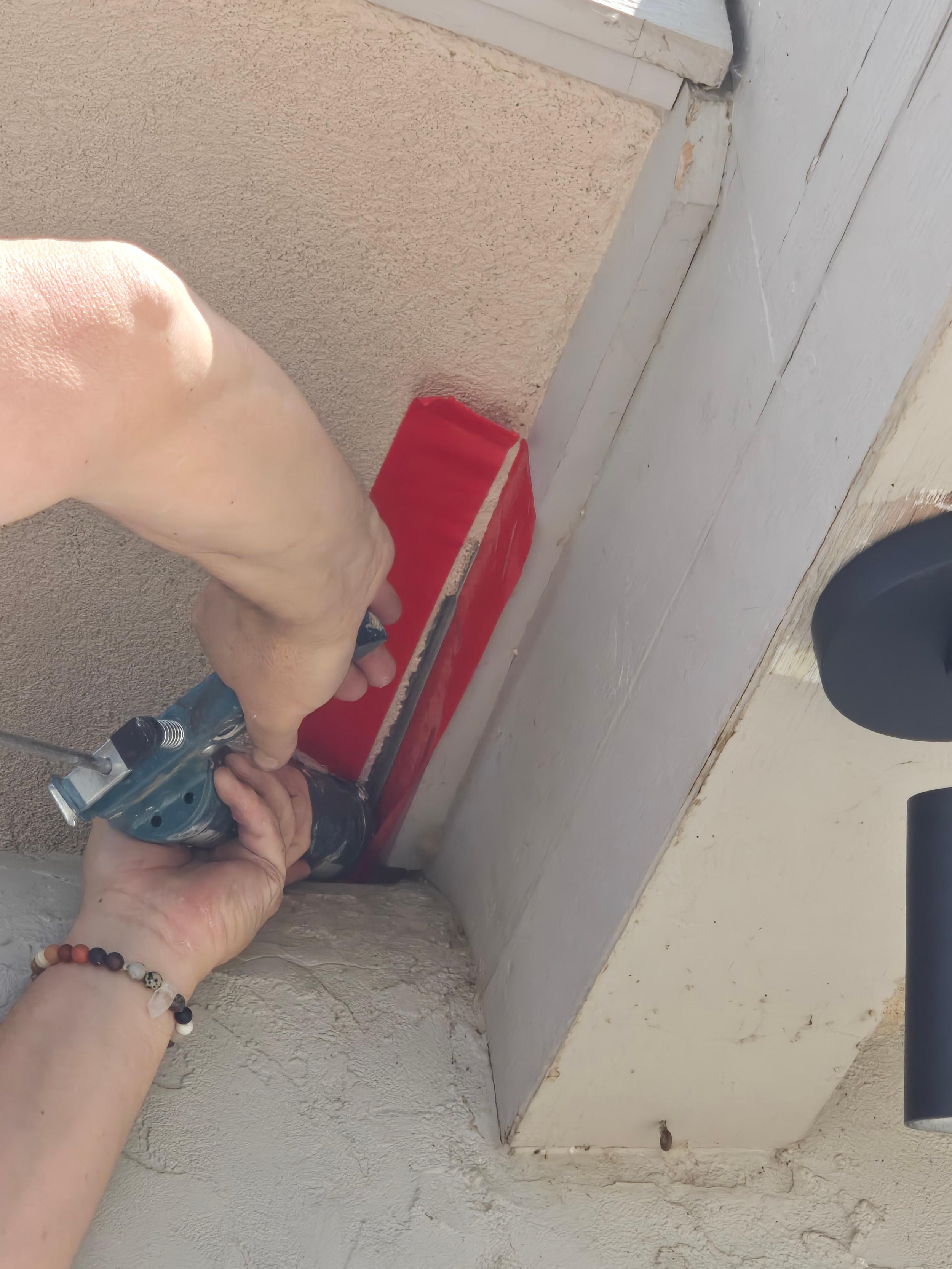 Loveland CO caulking install Precision Plastering