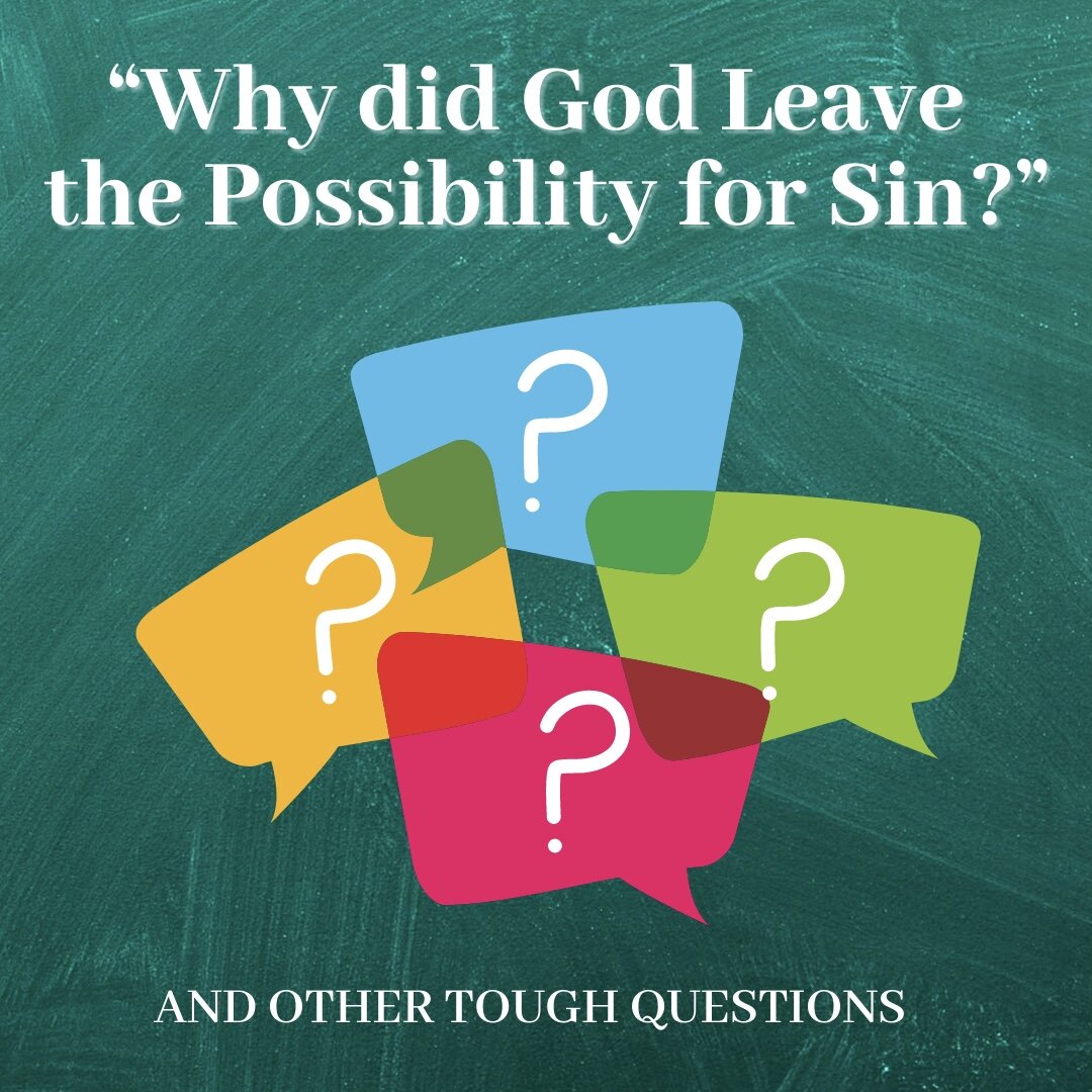 "Why Did God Leave the Possibility for Sin?" and other tough questions