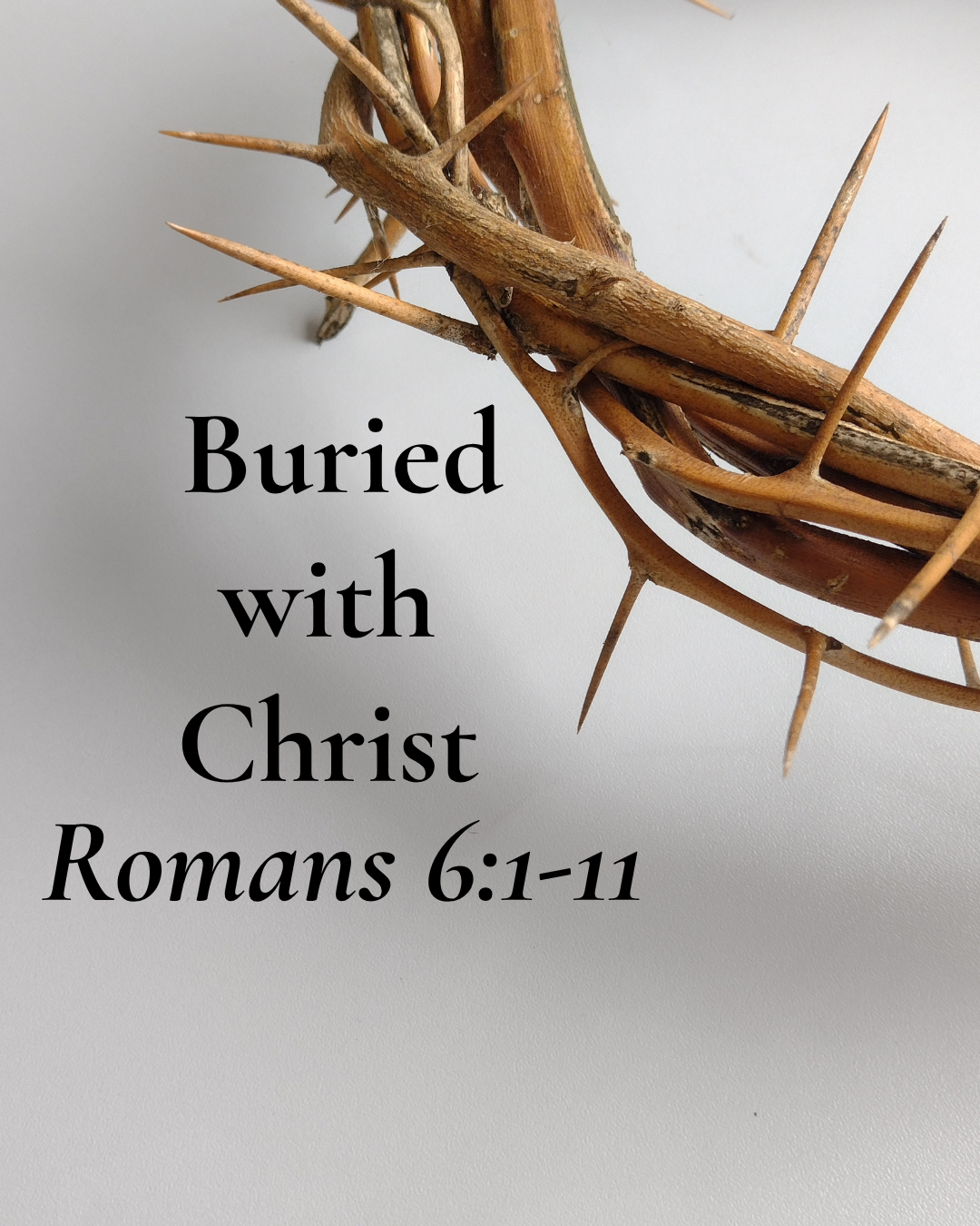 Buried with Christ