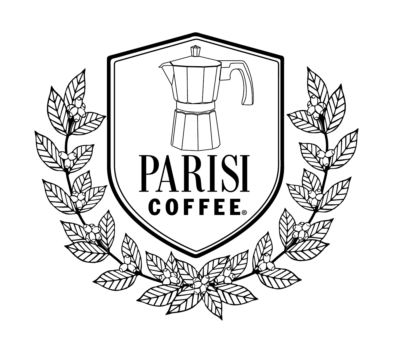 ParisiCoffee_HeritageCrest_BlackonWhite.png