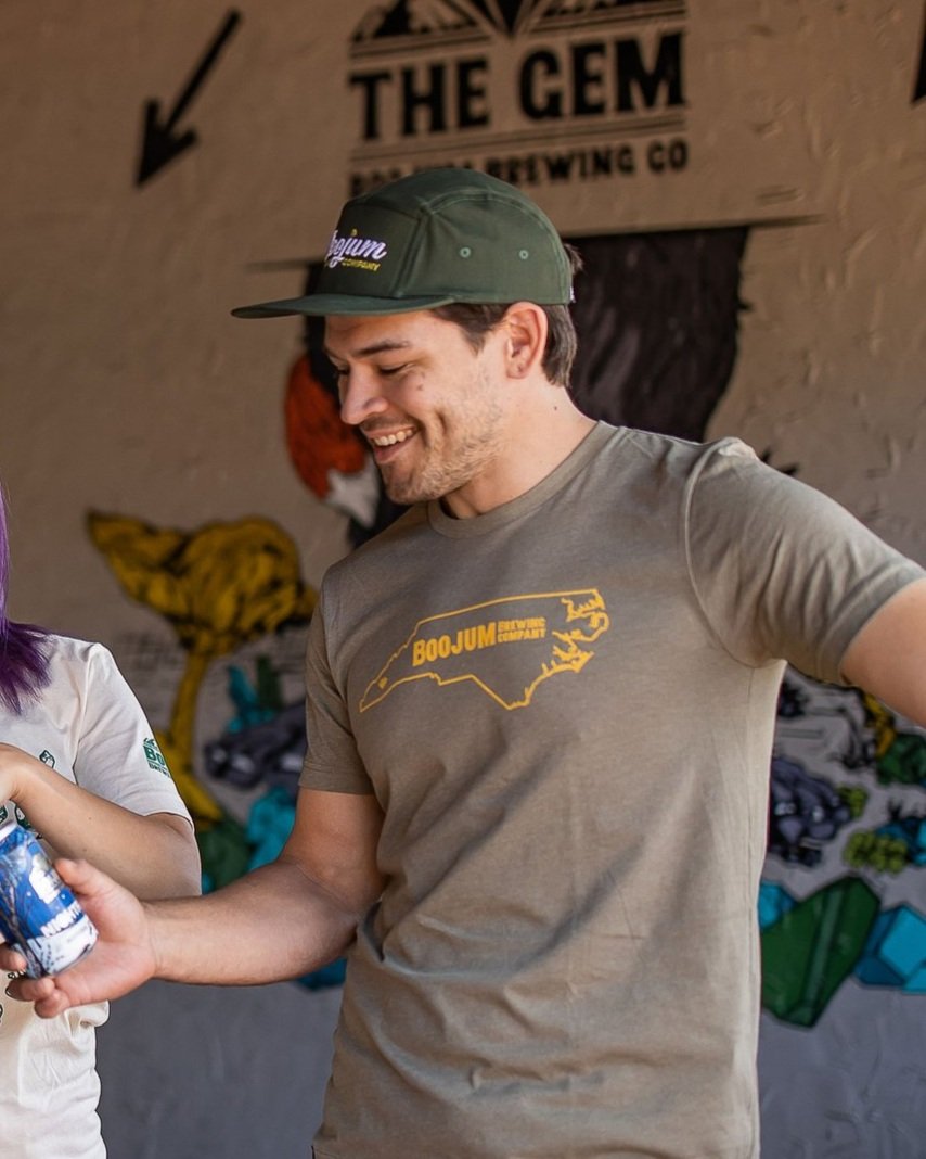 Cursive Logo 5 Panel Hat — BOOJUM BREWING CO
