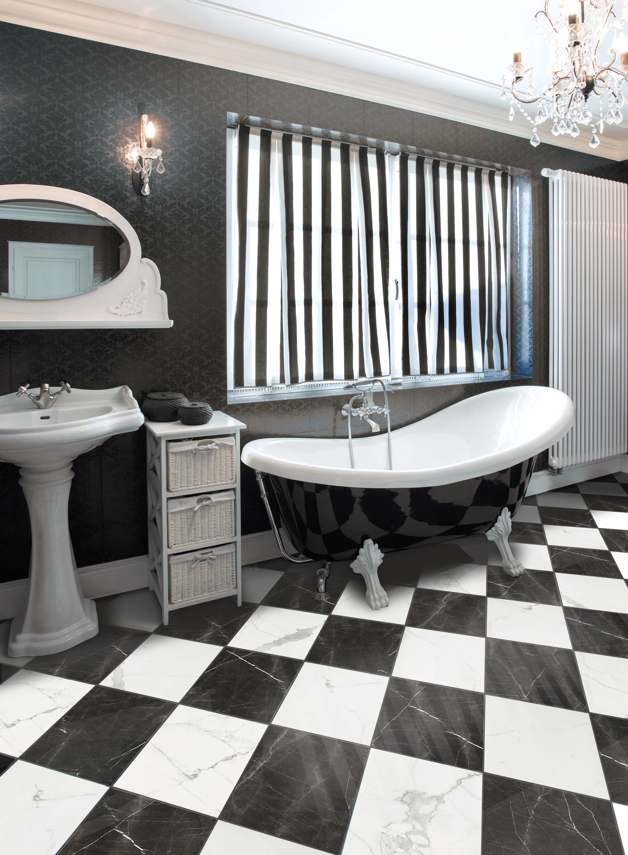 Luxury Calacatta and Nero Marquina