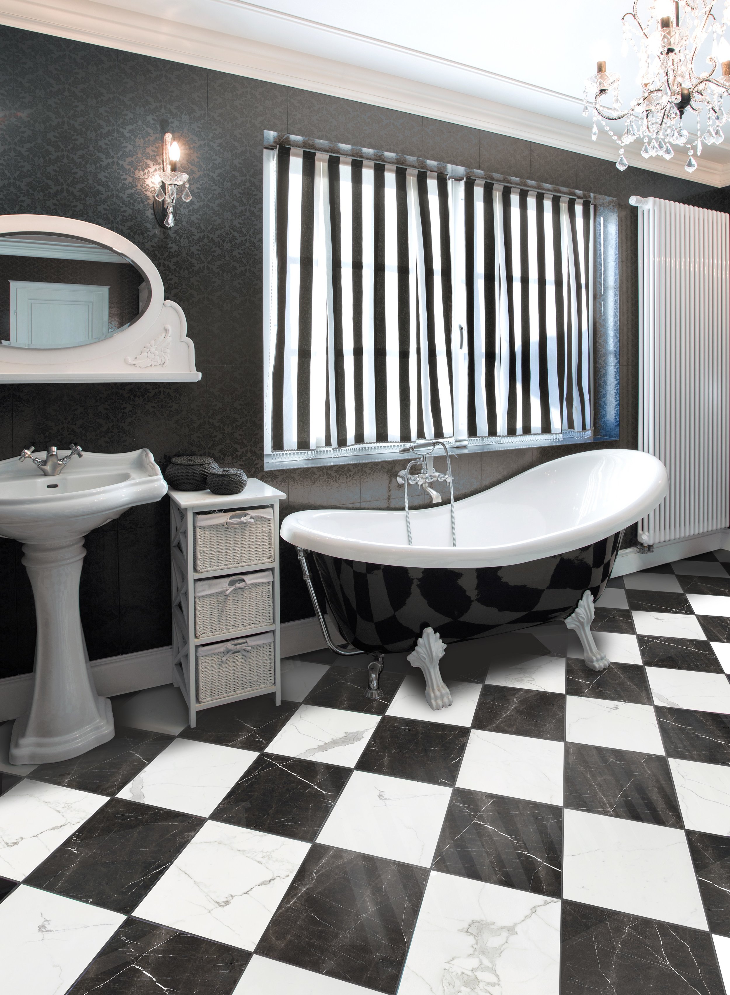Luxury Calacatta and Nero Marquina