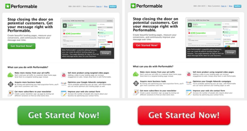 Color and consumers. Which would you be more likely to click– green or red?