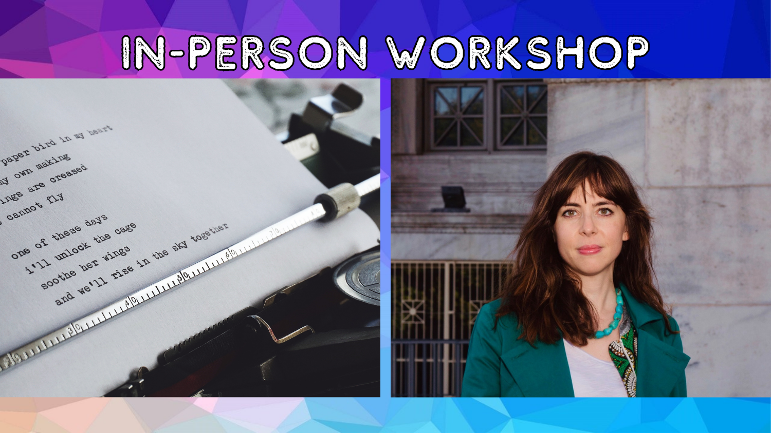 Workshop: On the Weird and Wondrous - Crafting Speculative Poetry with Morgan L. Ventura 