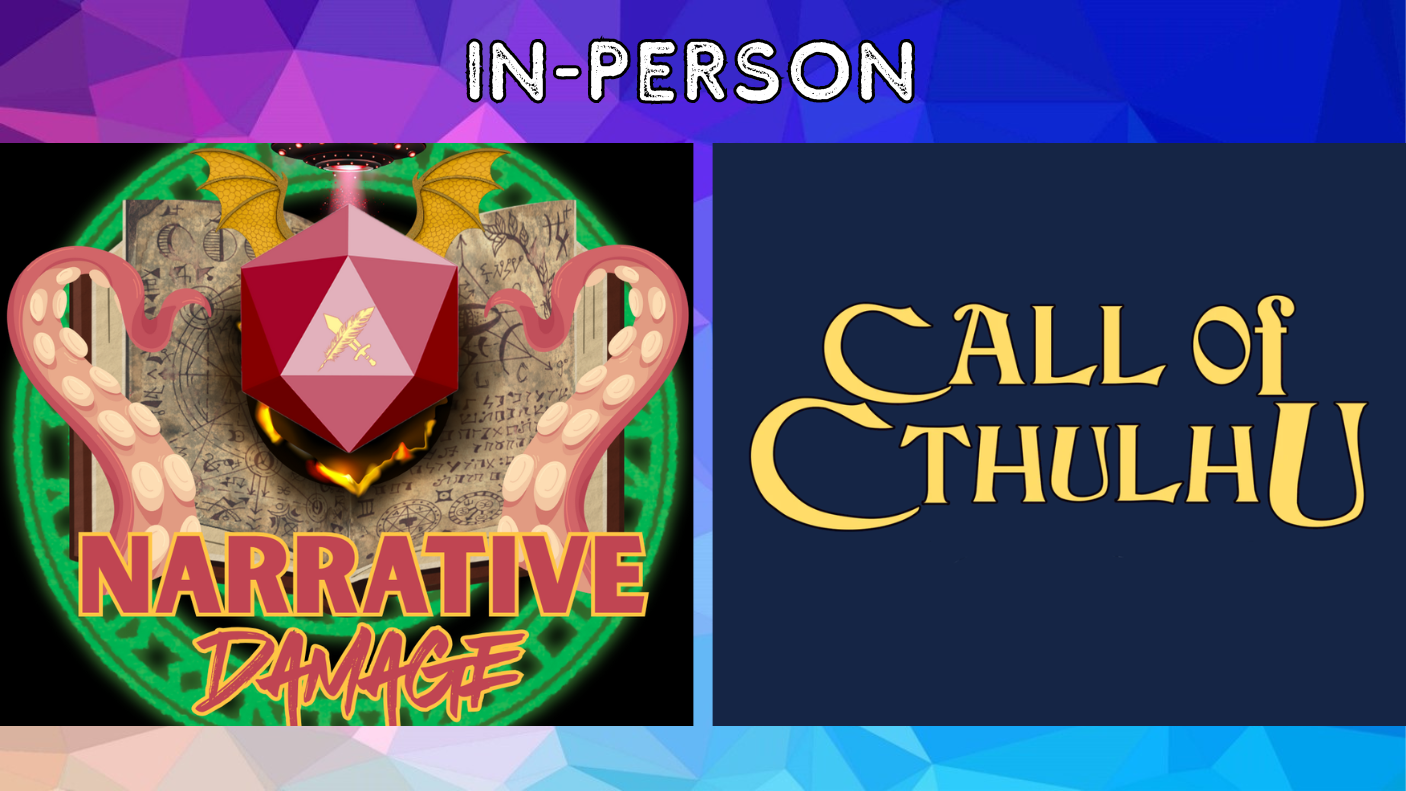 Narrative Damage - Call of Cthulhu RPG Live Play - Under A Yellow Moon