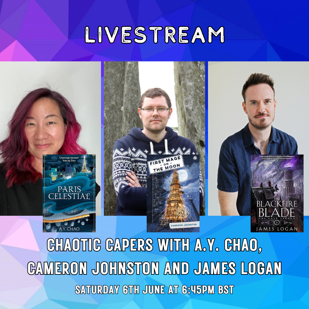 LIVESTREAM: Chaotic Capers with A.Y. Chao, Cameron Johnston and James Logan