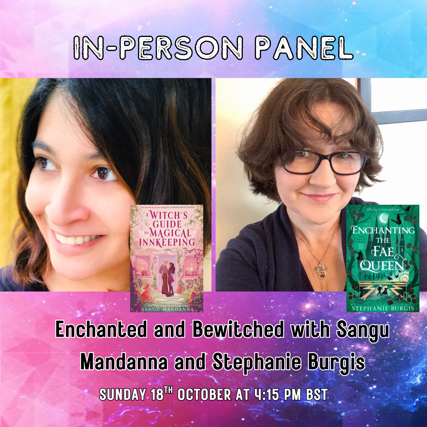 Enchanted and Bewitched with Sangu Mandanna and Stephanie Burgis