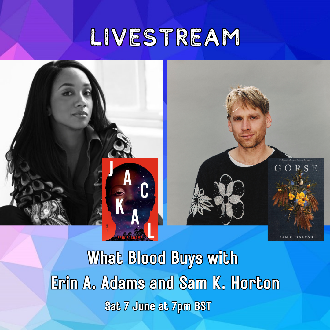 LIVESTREAM: What Blood Buys with Erin A. Adams and Sam K. Horton