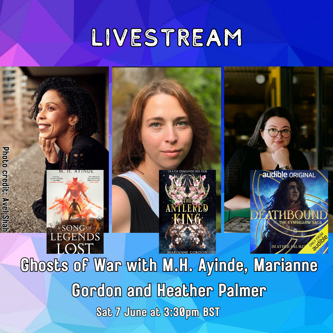 LIVESTREAM: Ghosts of War with M.H. Ayinde, Marianne Gordon and Heather Palmer