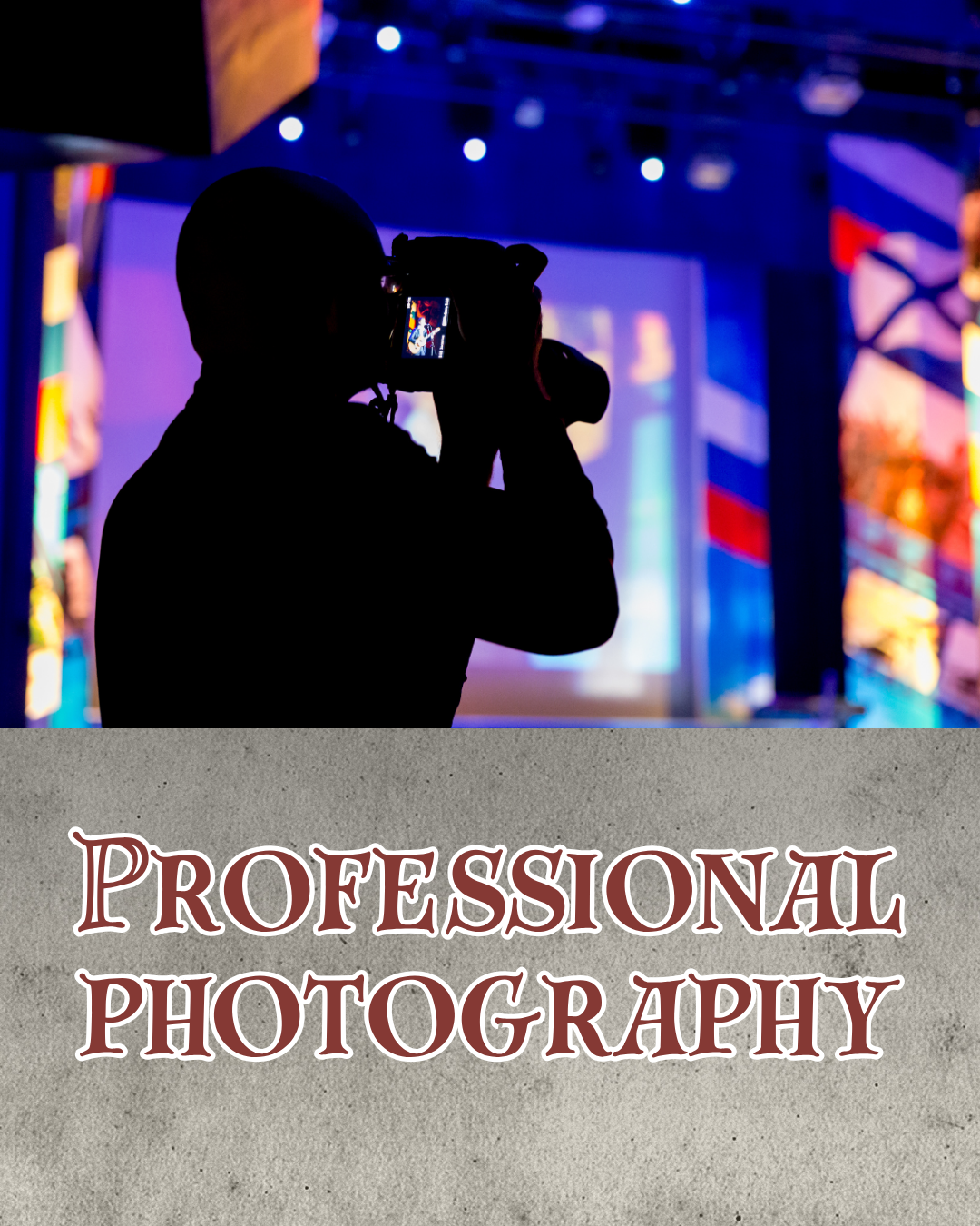 Professional photography.