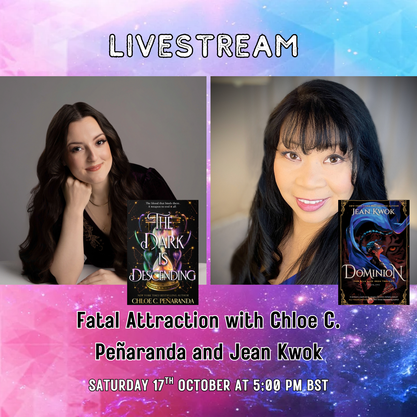 LIVESTREAM Fatal Attraction with Chloe C. Penaranda and Jean Kwok