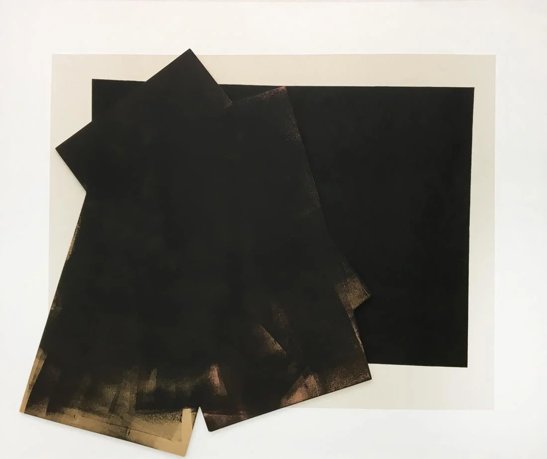 Robert Christie, Final Edit , acrylic and plywood on canvas, 34 x 41. inches.