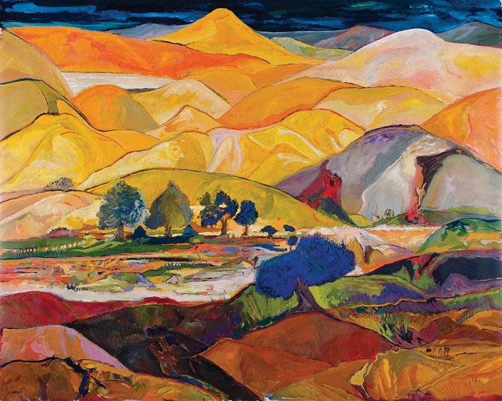 Yehouda Chaki, Sydney’s Window, oil on canvas, 64 x 80 inches.