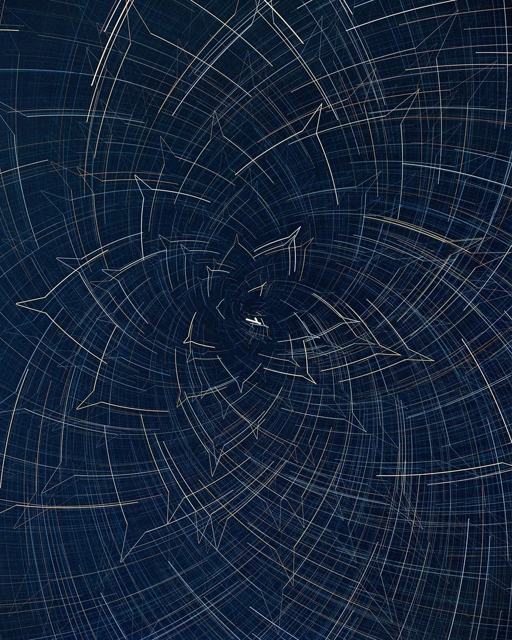 “Drawing with Starlight (Ogee)”, 60 x 48 inches, Lightjet Print on Dibond, edition of 5 + 2 AP. Also available as 40 x 32 inches.