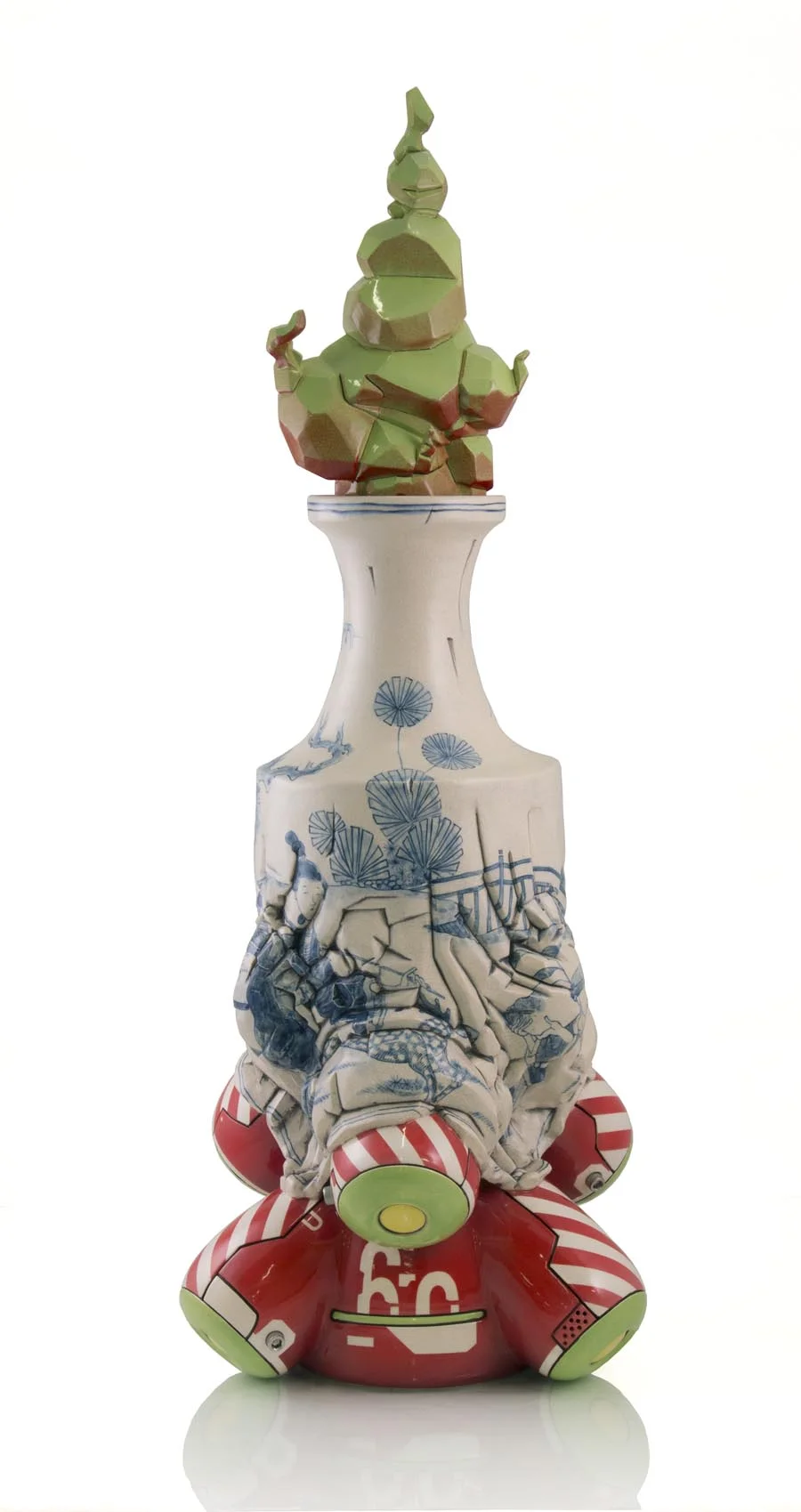 Manga Ormolu Version 6.0b , ceramic, 33 x 12 x 12 inches. SOLD.