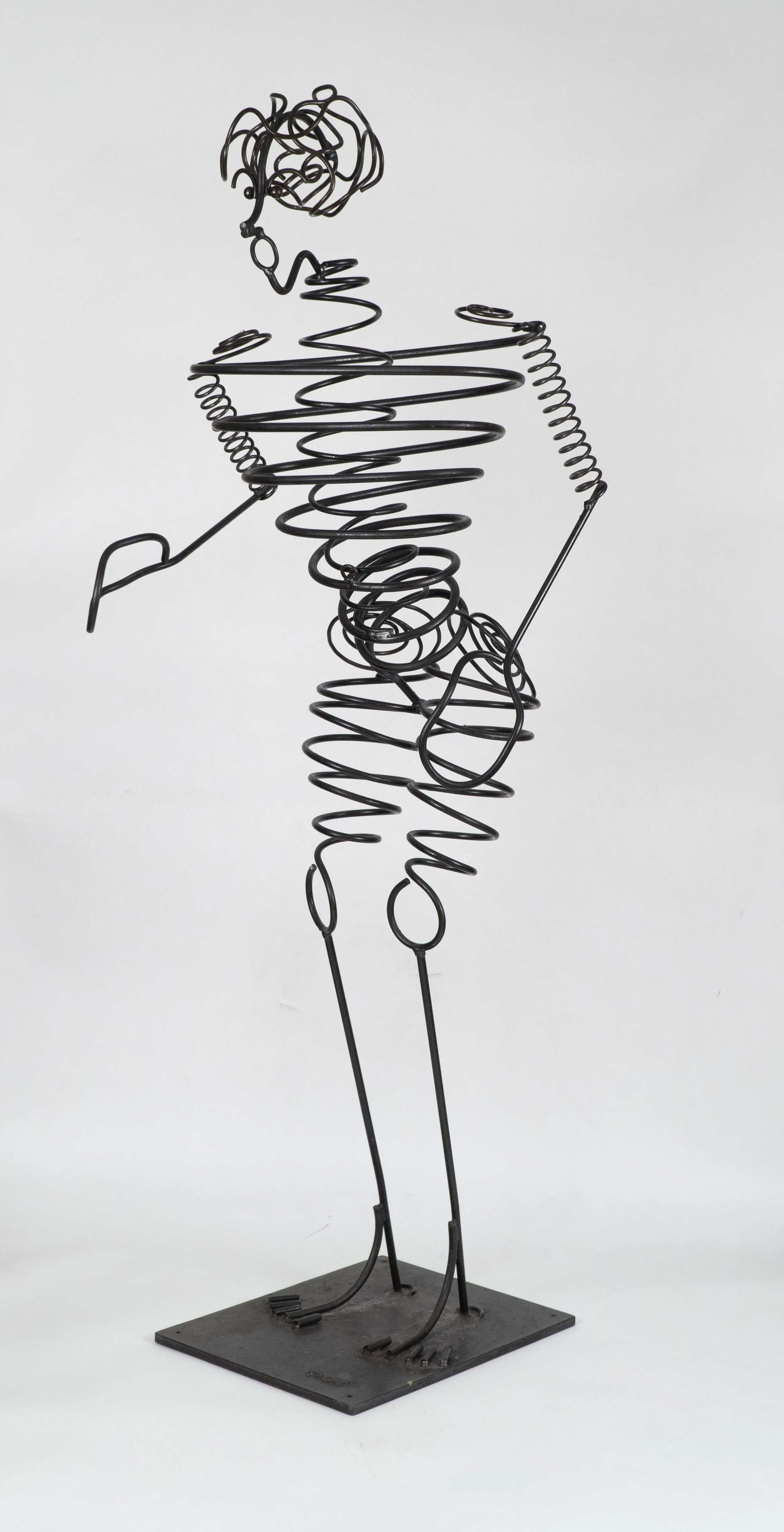  Vincent Magni, Humanobile Bernard, steel sculpture, 66 x 21 x 28 inches.    ENQUIRE  