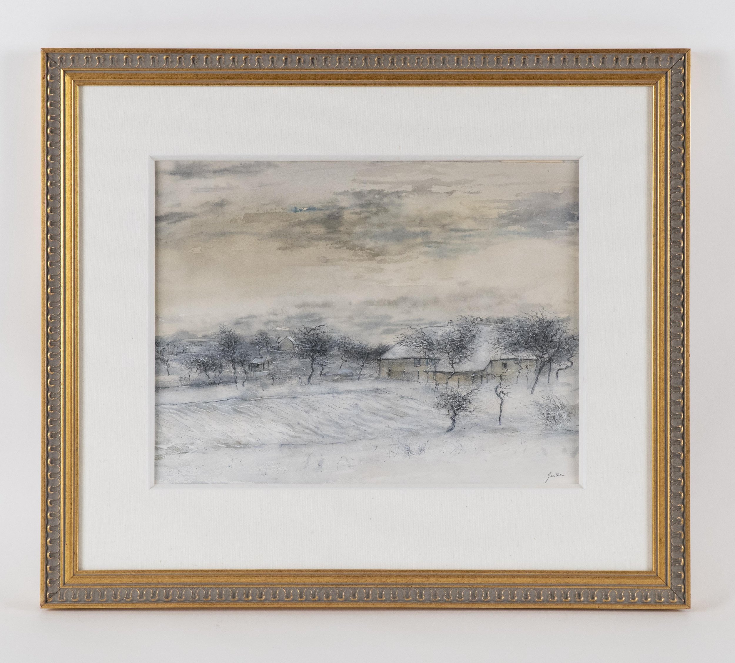 Bernard Gantner, “Untitled - Winter”, original watercolour.