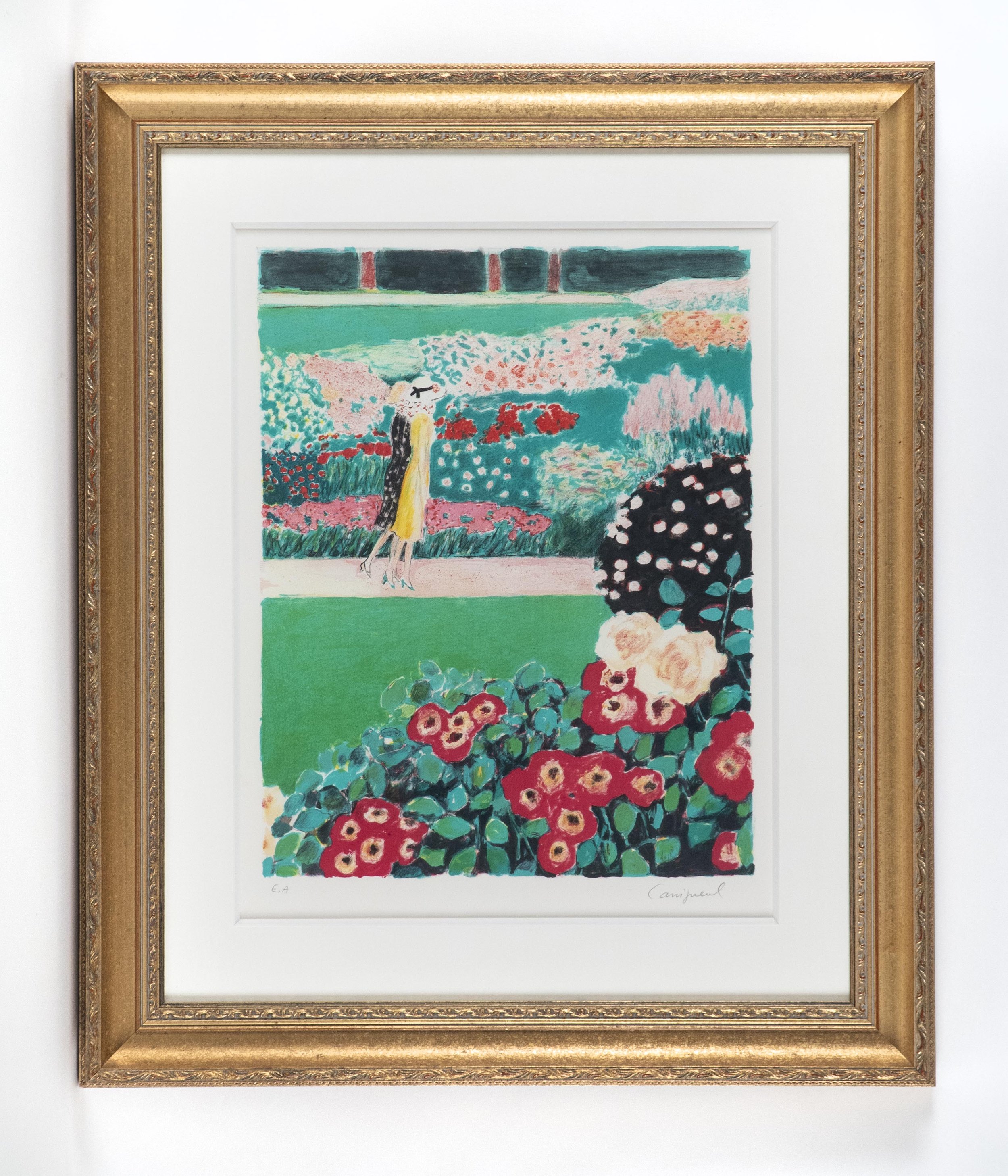 054_Jean-Pierre Cassigneul_Promenade en éte_litograph_ediiton # EA_51 x 40 cm : 20 x 15.75inches.jpg