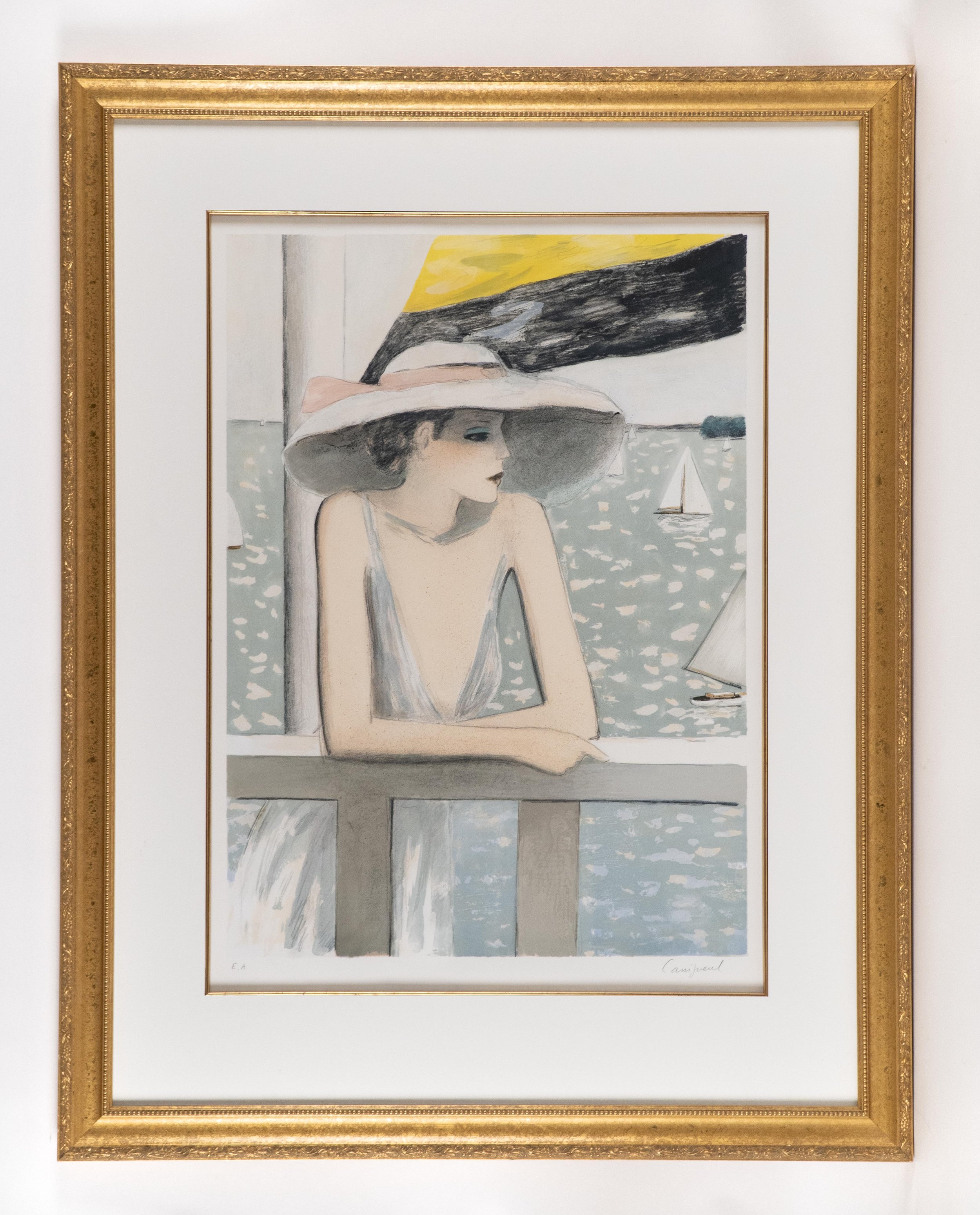 111_Jean-Pierre Cassigneul_L'indifference_or_Deauville_lithograph_28 x 20 inches image_edition # EA.jpg
