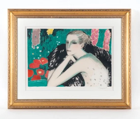 Jean-Pierre Cassigneul, “Les Coquelicots”, 1988, lithograph, 17 x 24.5 inches image size, edition # EA.