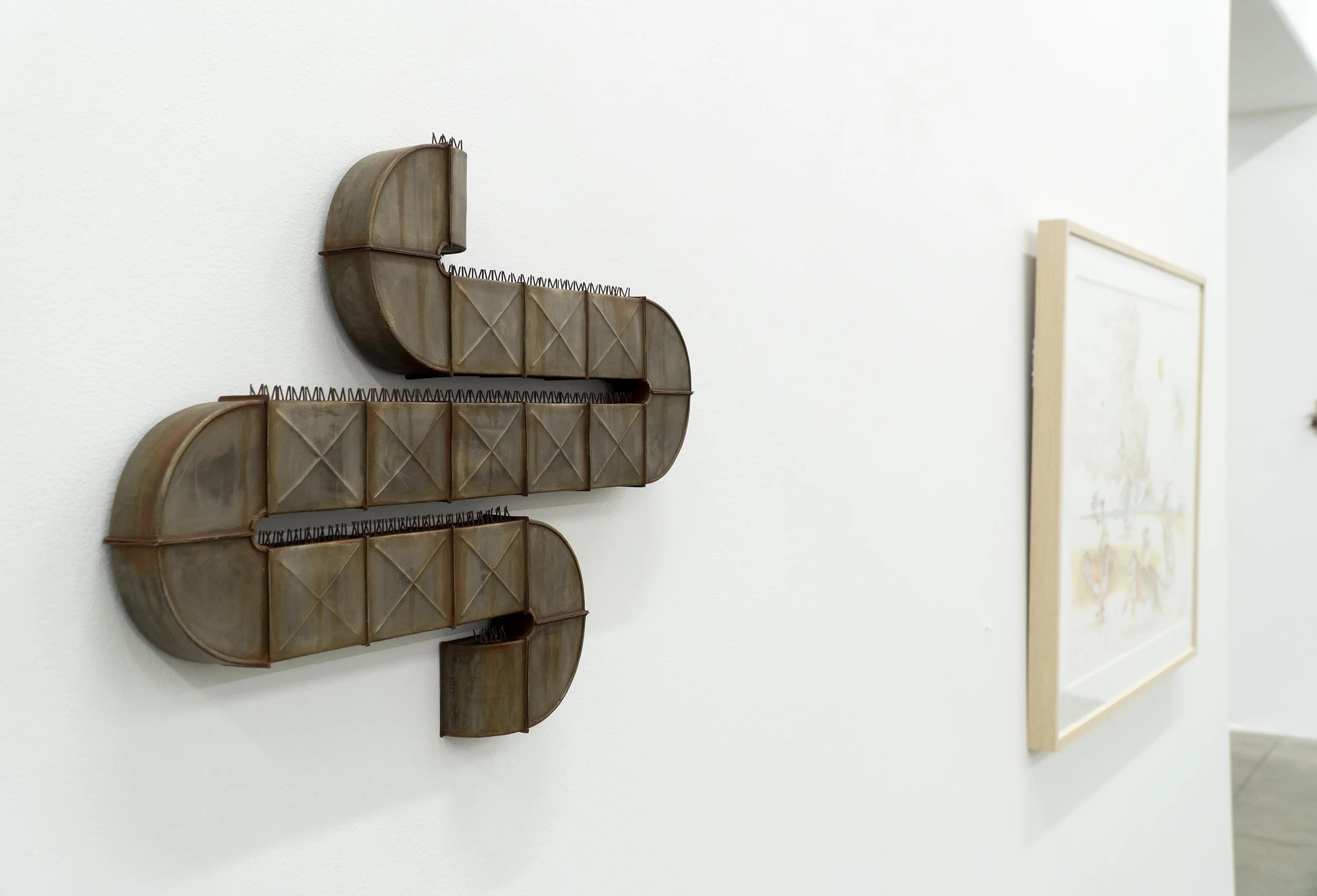  Installation of works, Paul Morstad “ Furniture Music ” and Frans Lotz “ Soupcan Talker ” Nov / Dec 2025. 